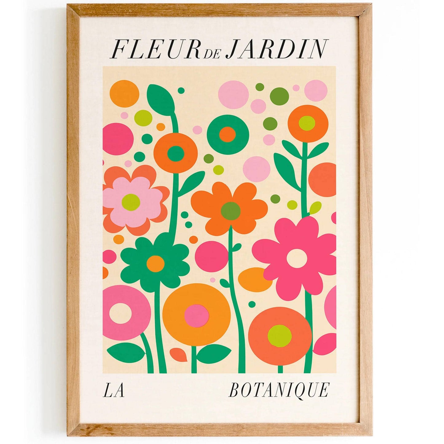 Fleur de Jardin Botanical Cut Outs Print - HypeSheriff