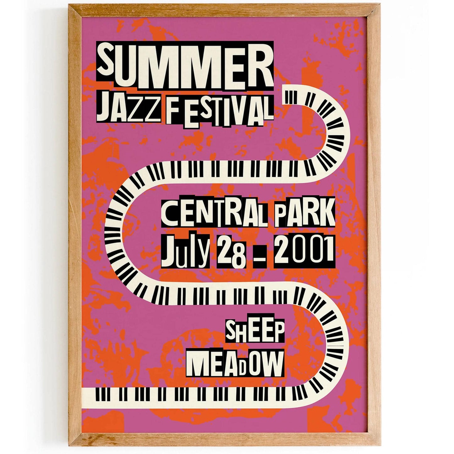 Summer Jazz Festival 2001 NYC Music Poster - HypeSheriff