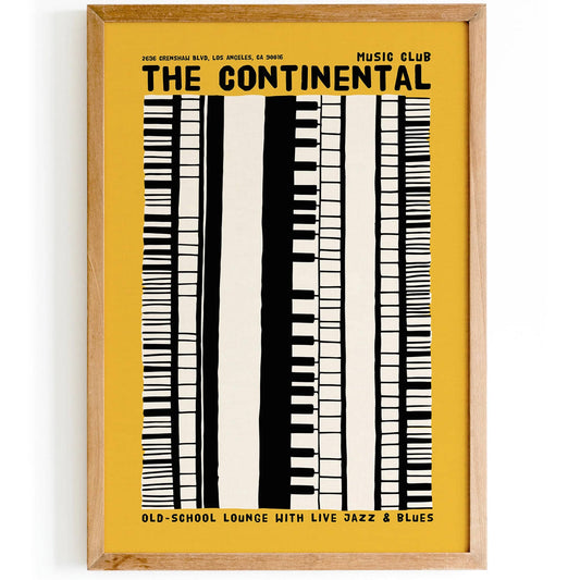 Vintage Jazz & Blues Lounge Art