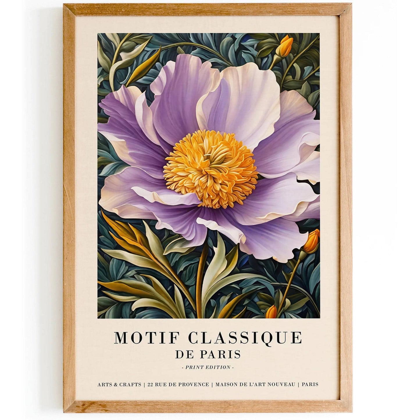 Vintage Charm: Motif Classique Art Print - HypeSheriff