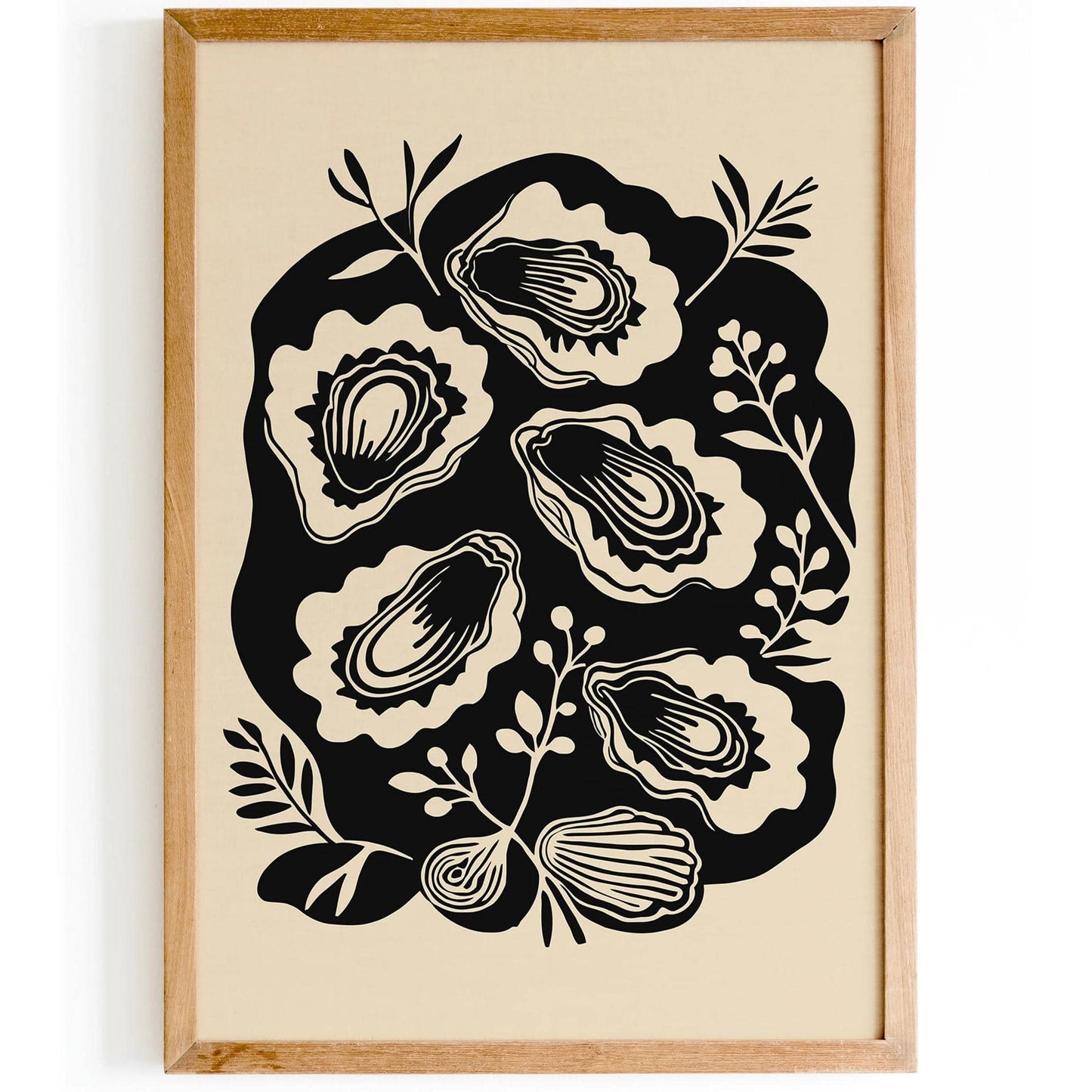 Rustic Seafood Oysters Poster - HypeSheriff