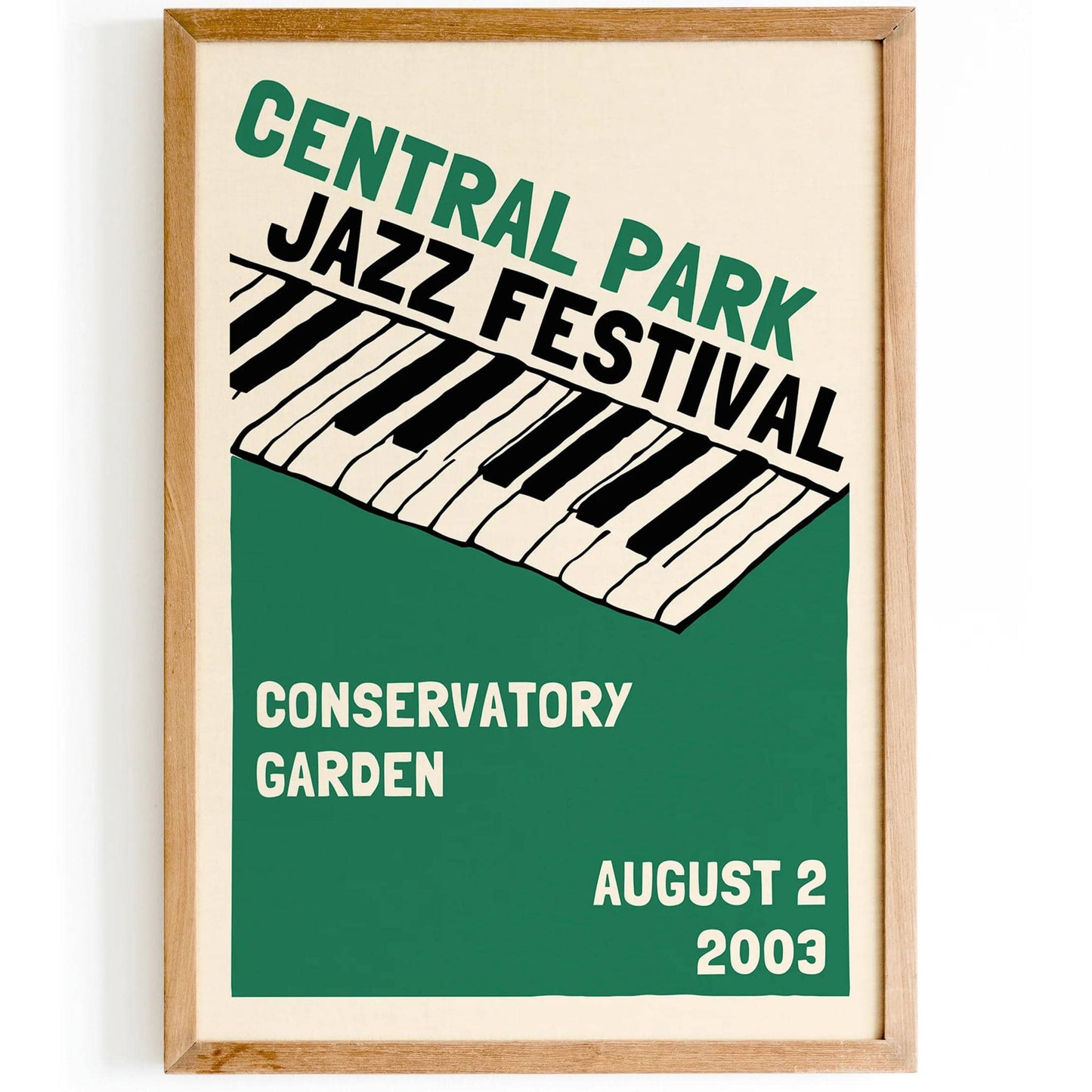 Central Park 2003 Jazz Festival Poster - HypeSheriff