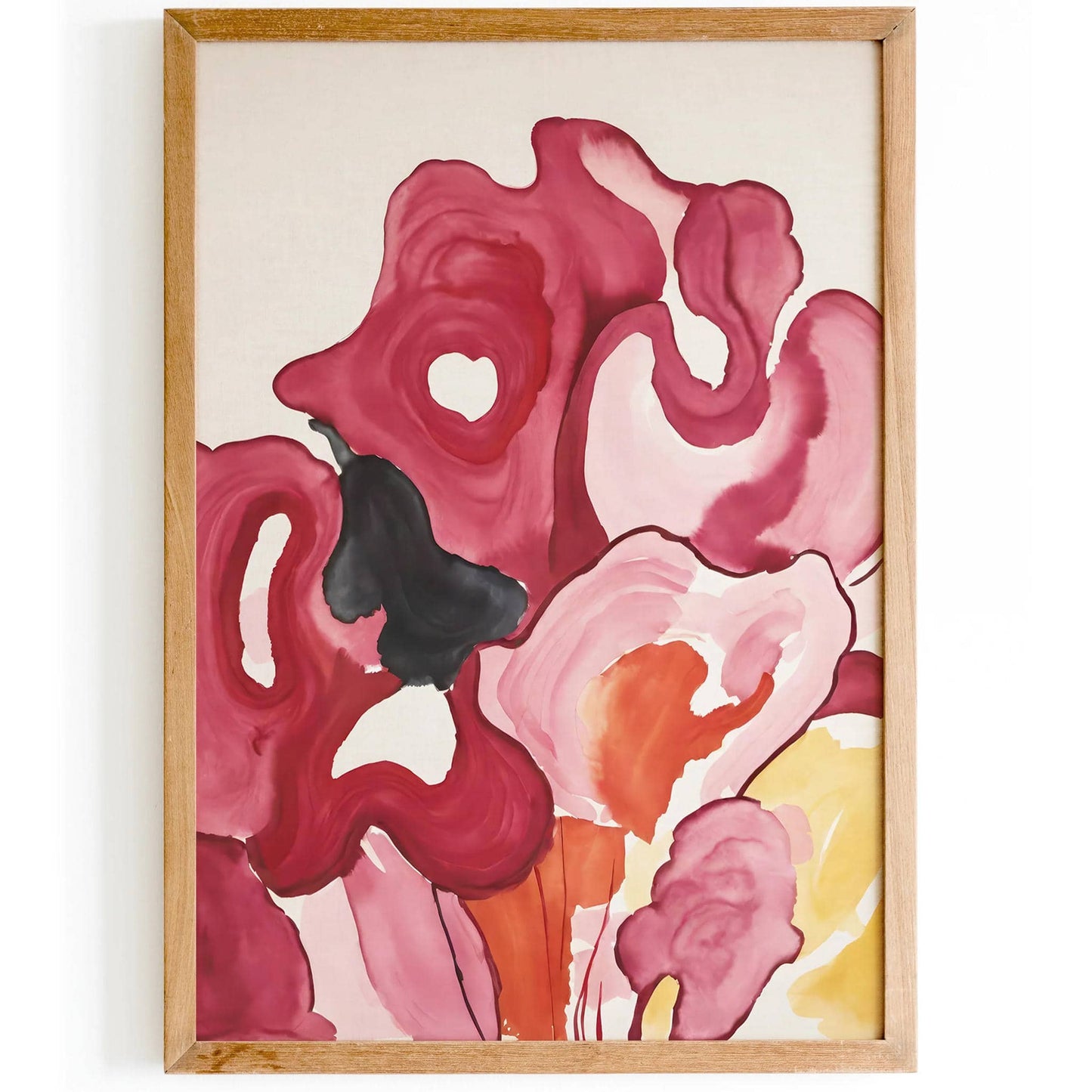 Abstract Liquid Shapes Art Print - HypeSheriff