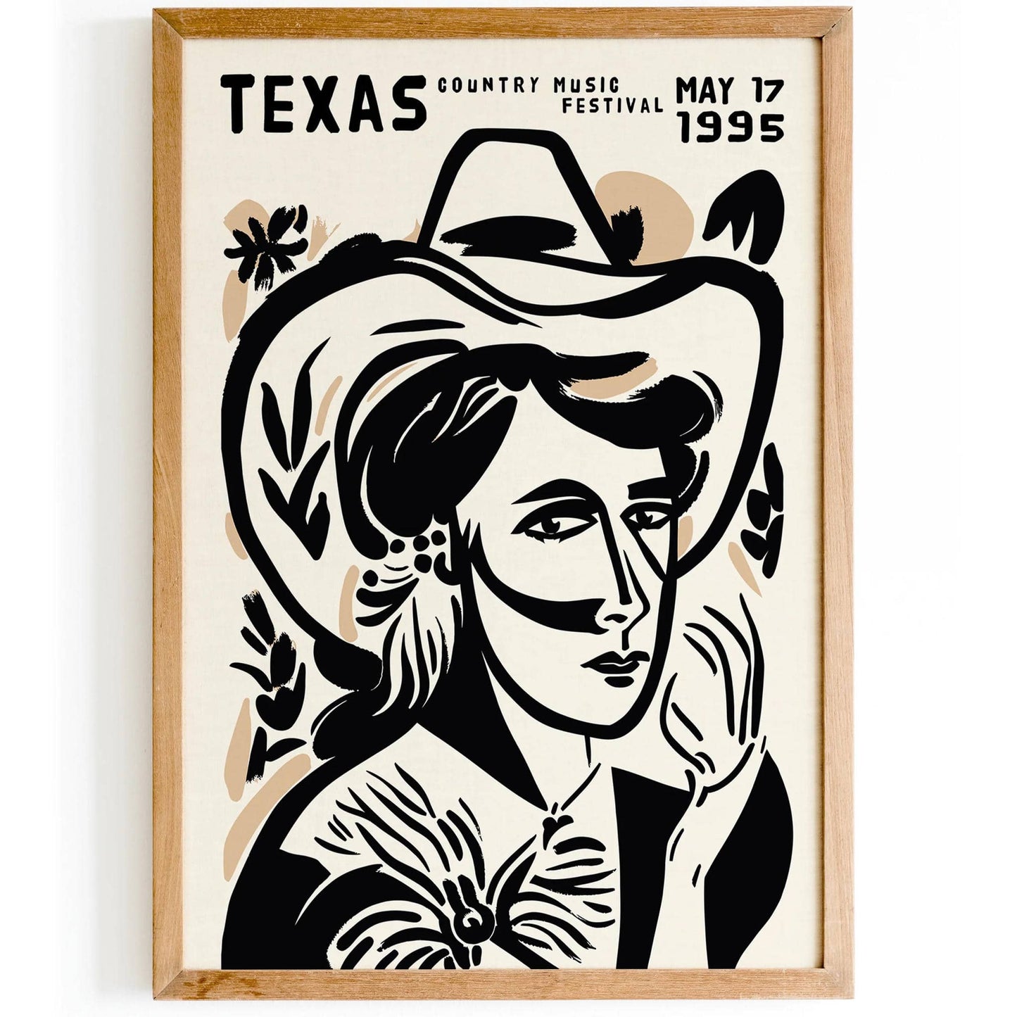 Texas Country Music Festival Poster - HypeSheriff
