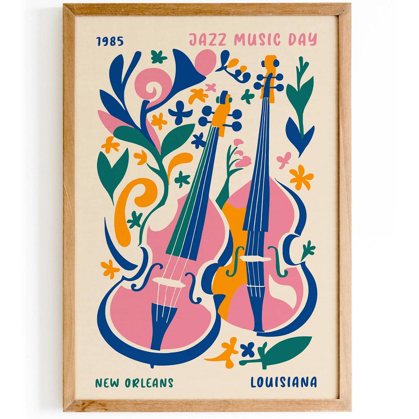 Jazz Music Day New Orleans Art Print - HypeSheriff