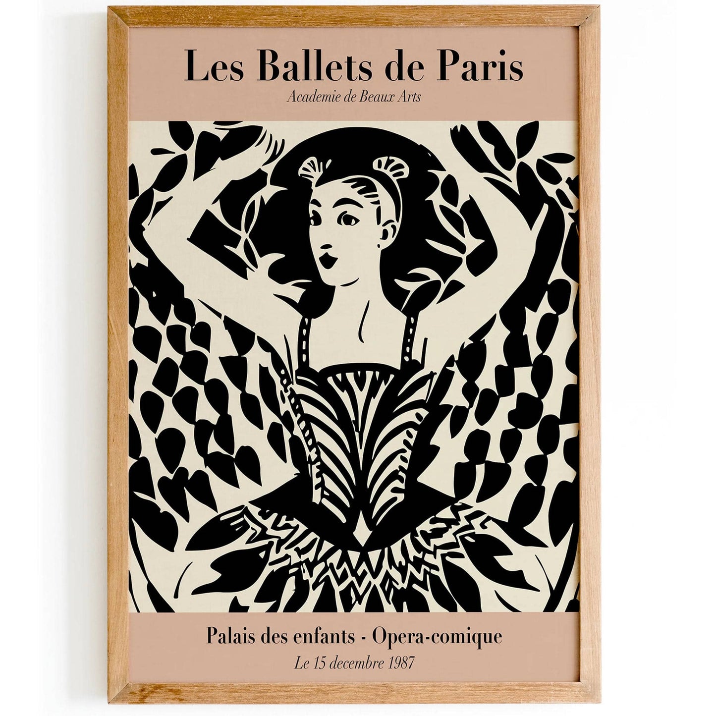 Les Ballets de Paris Vintage Music Poster - HypeSheriff