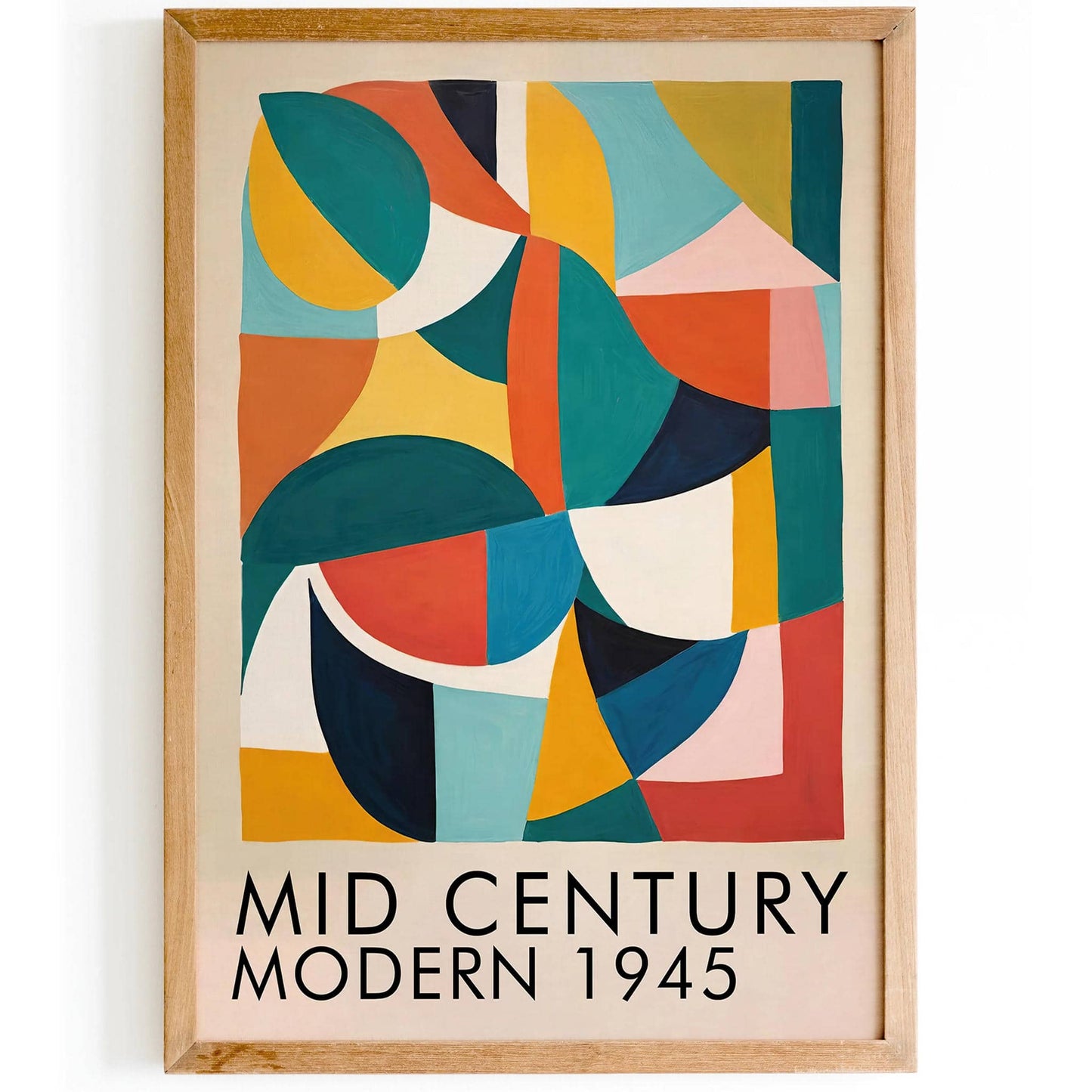 Mid Century Modern Abstract Print - HypeSheriff