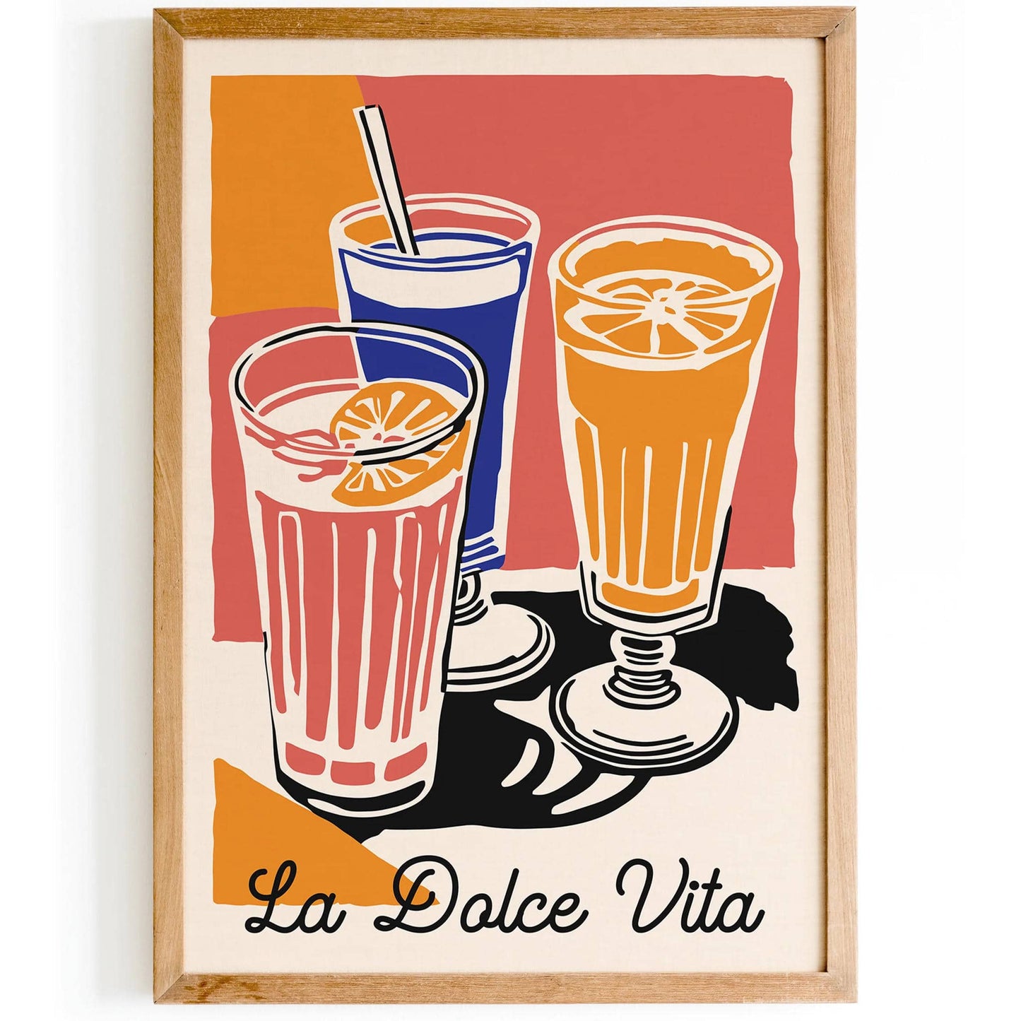 Italian Retro La Dolce Vita Kitchen Poster - HypeSheriff