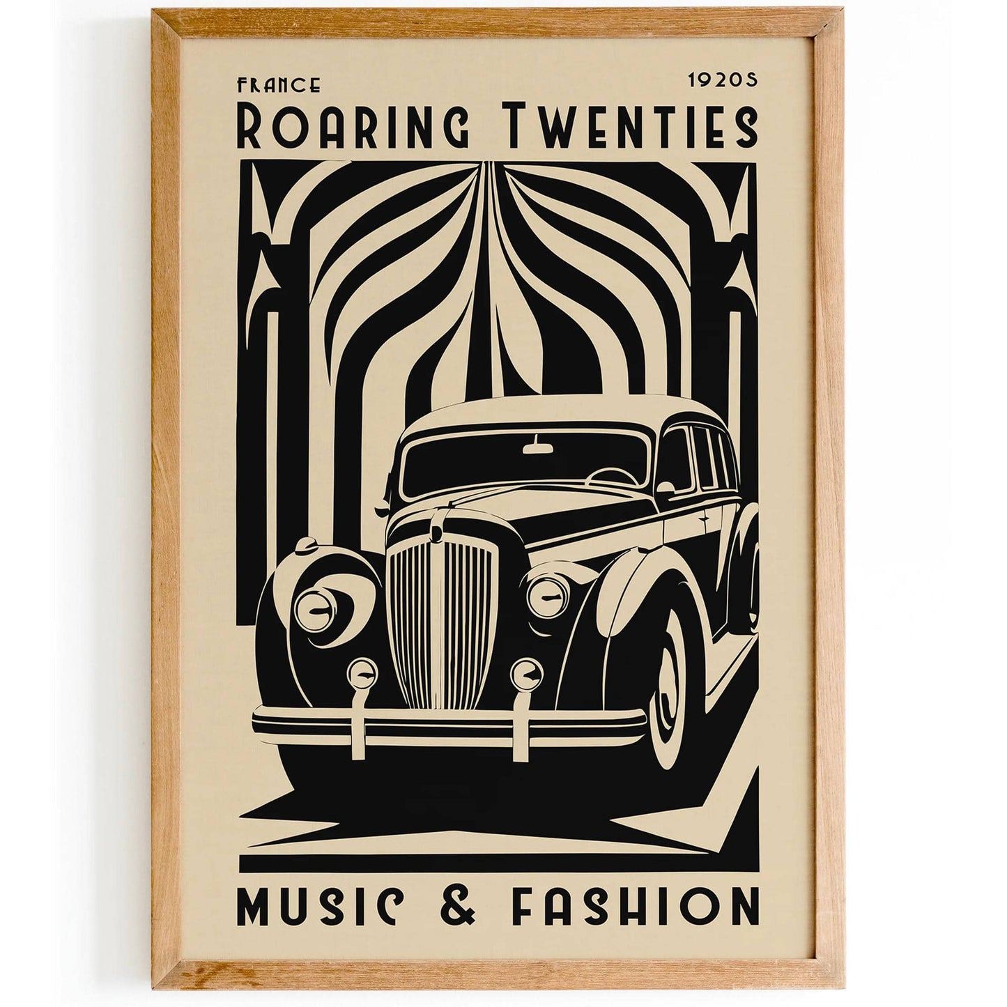 Roaring Twenties Music & Fashion Art Print - HypeSheriff