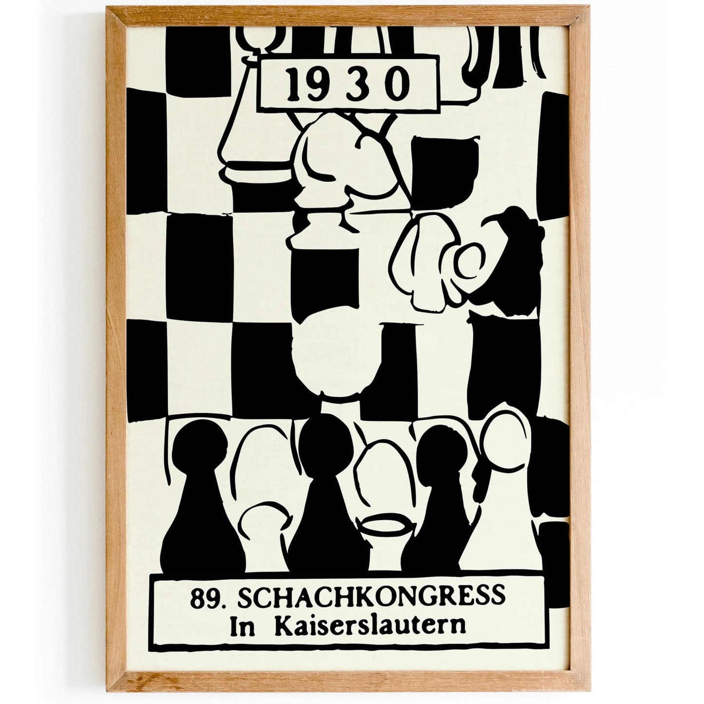 Schachkongress in Kaiserslautern Art Print - HypeSheriff