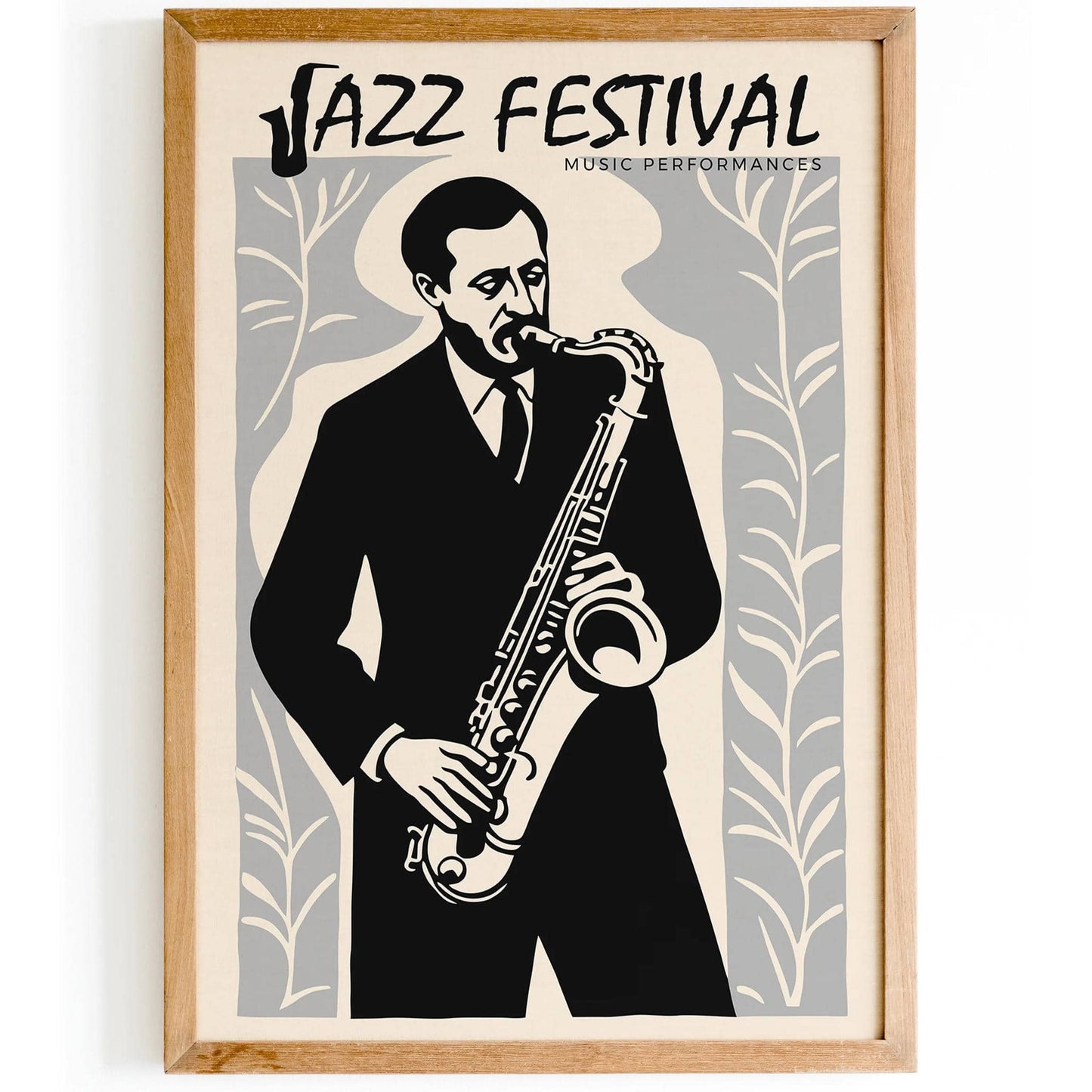 Jazz Festival Music Wall Art - HypeSheriff