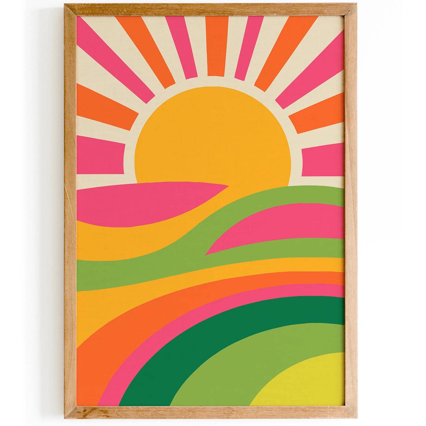 Colorful Sun Kids Room Wall Decor - HypeSheriff