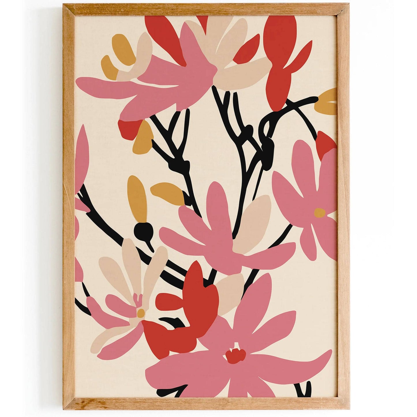 Botanical Pink Nature Art Print - HypeSheriff