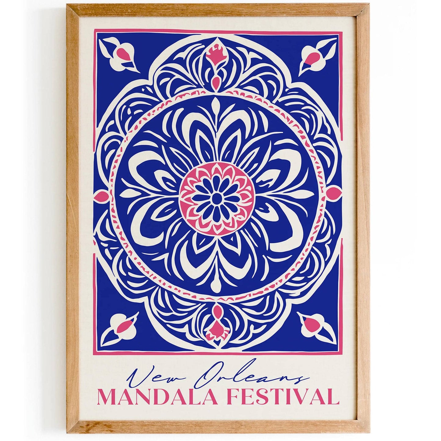 New Orleans Mandala Festival Art Print - HypeSheriff