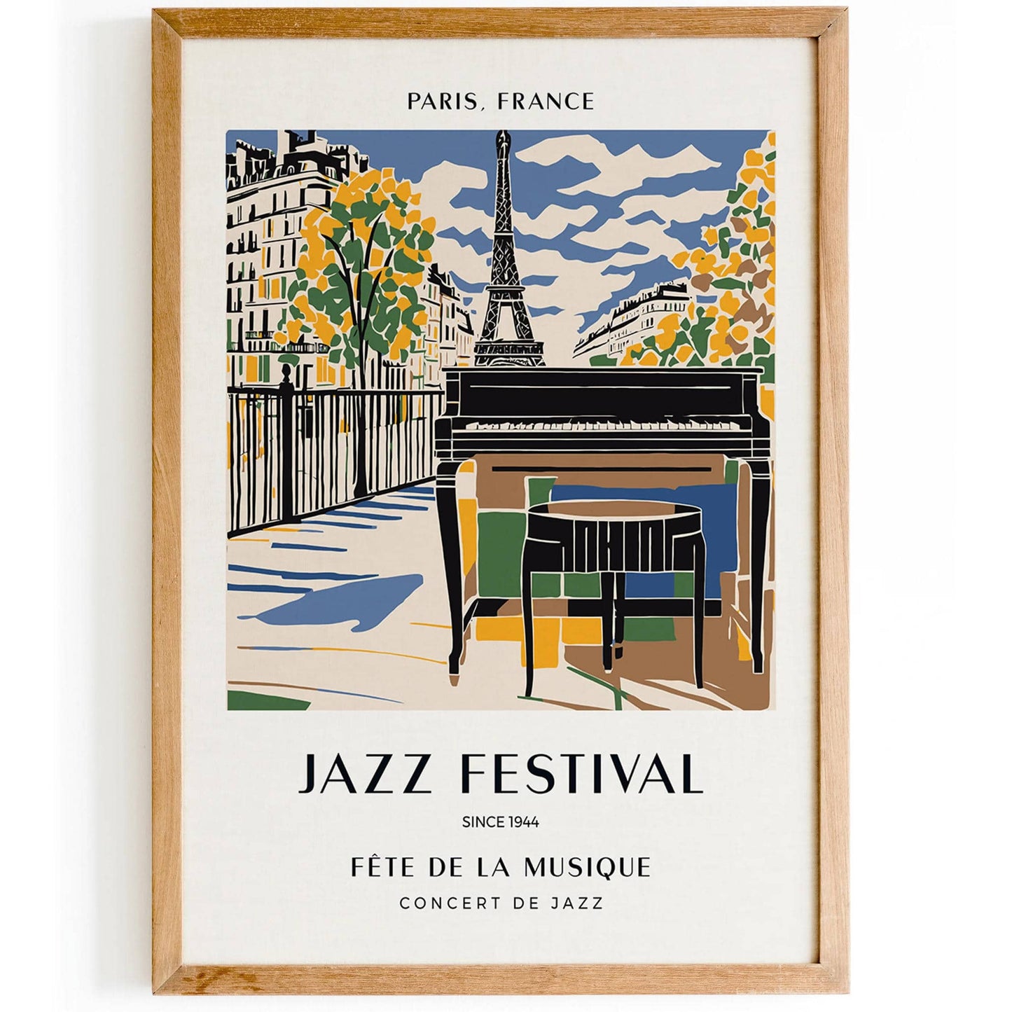 Festival de Jazz Paris Poster - HypeSheriff