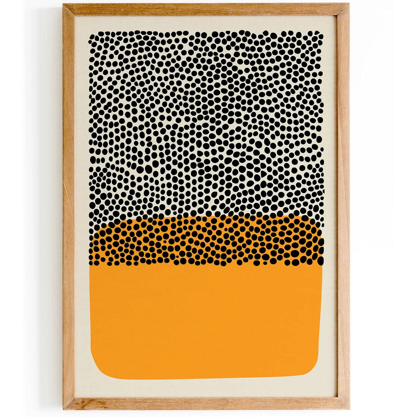 Yellow Mid Century Modern Poster - HypeSheriff