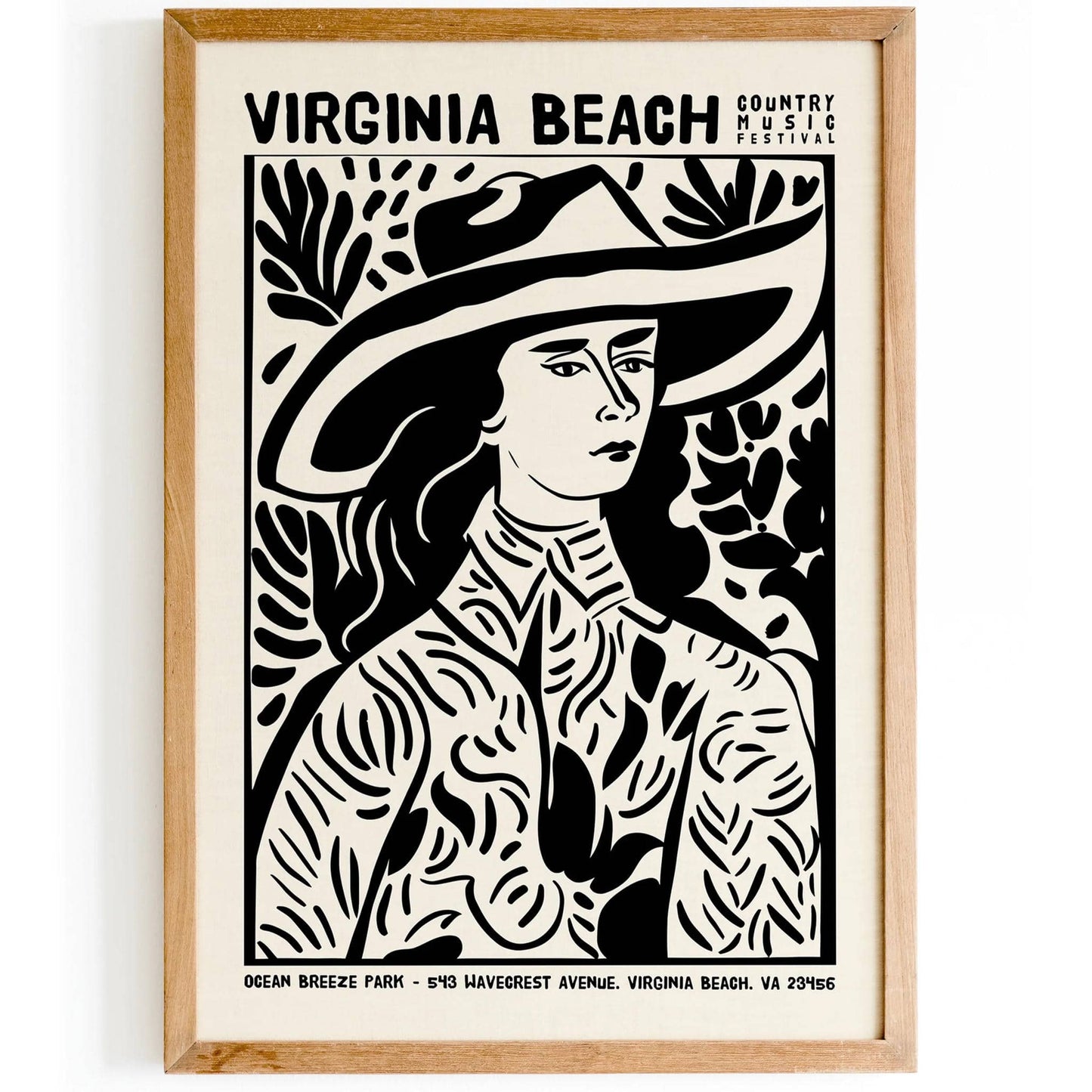 Virginia Beach Country Music Festival Poster - HypeSheriff