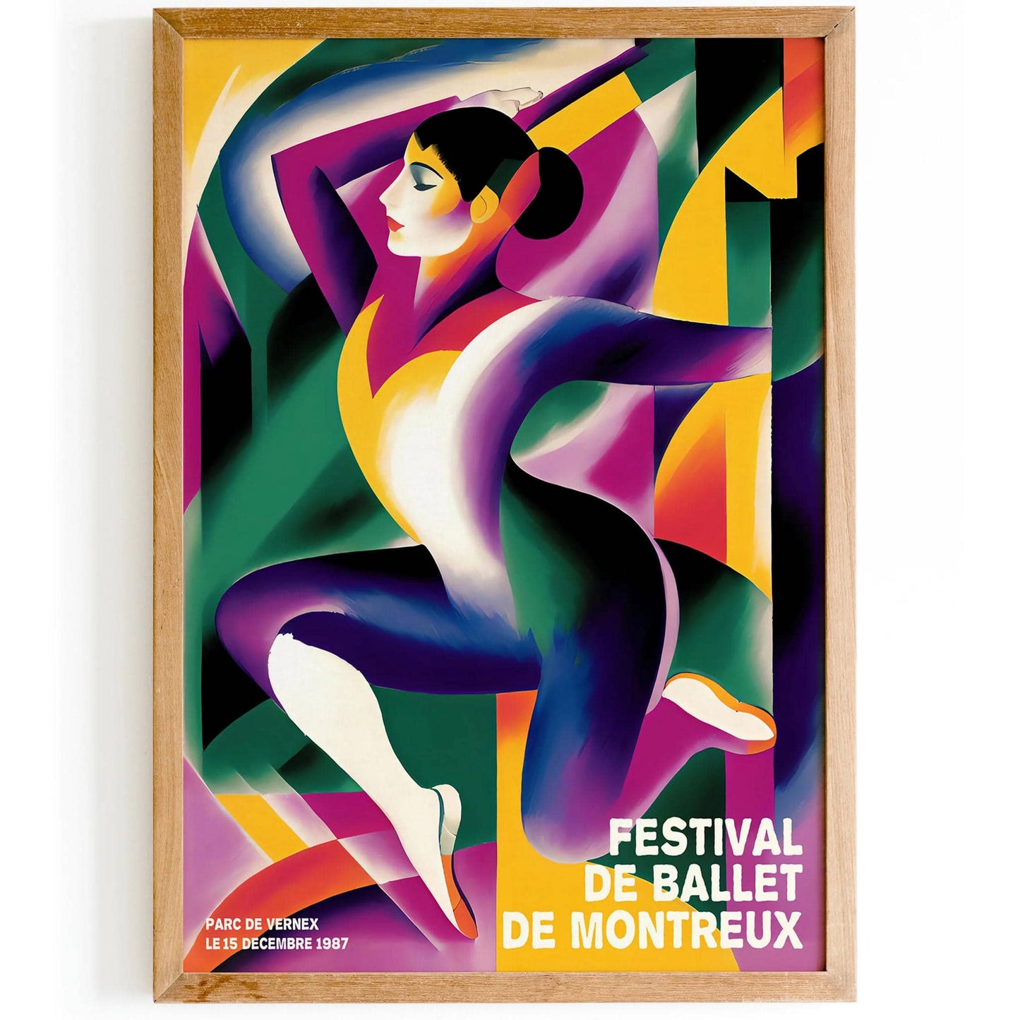 Montreux Ballerina Wall Art Print - HypeSheriff