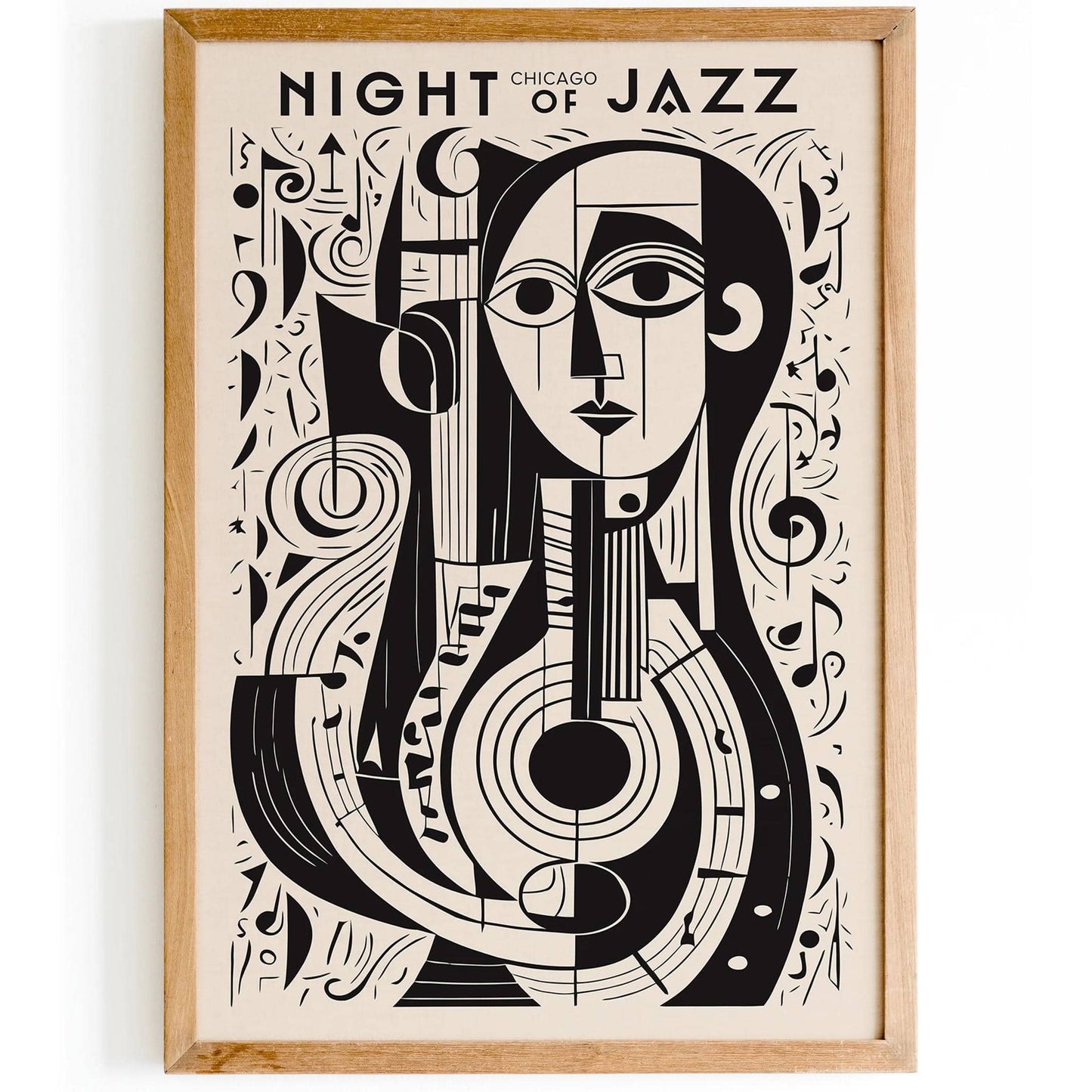 Night of Jazz Chicago Poster - HypeSheriff