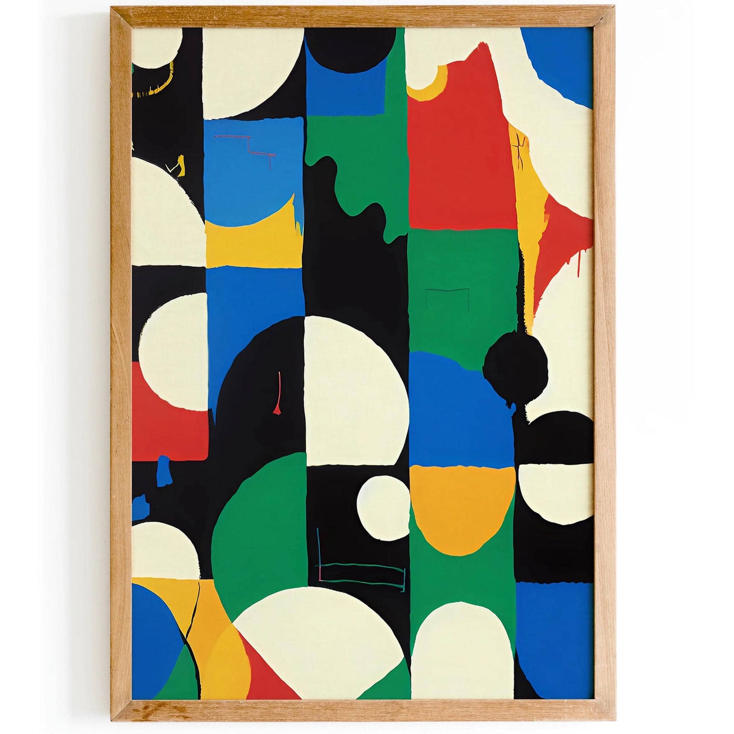 Abstract Shapes Painting Giclee Reproduction - HypeSheriff