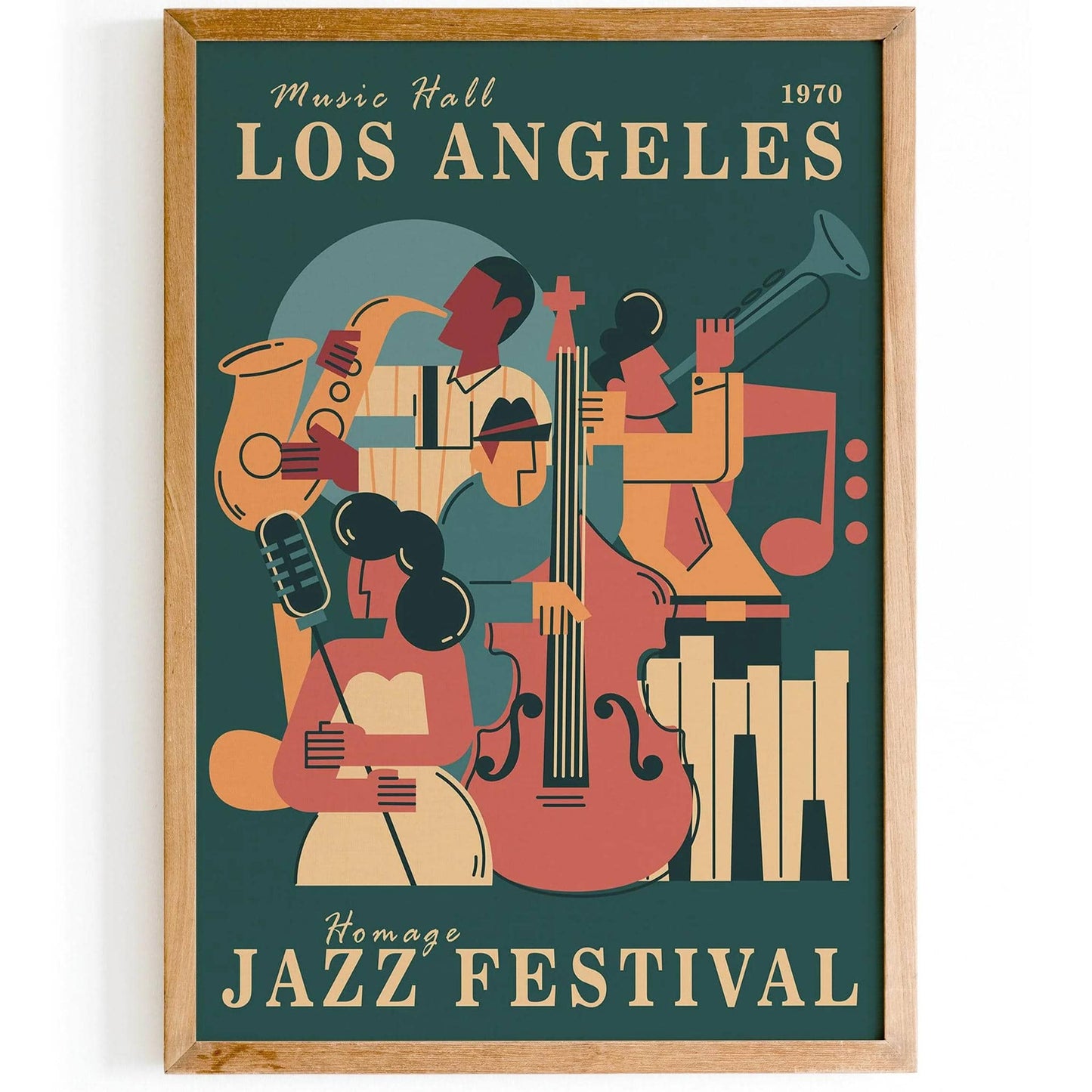 Los Angeles, Jazz Festival Poster - HypeSheriff