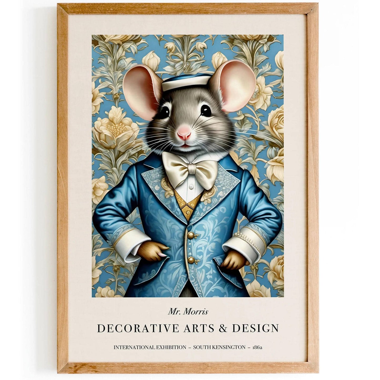 Victorian Mouse Mr. Morris Art Print 2025 - HypeSheriff