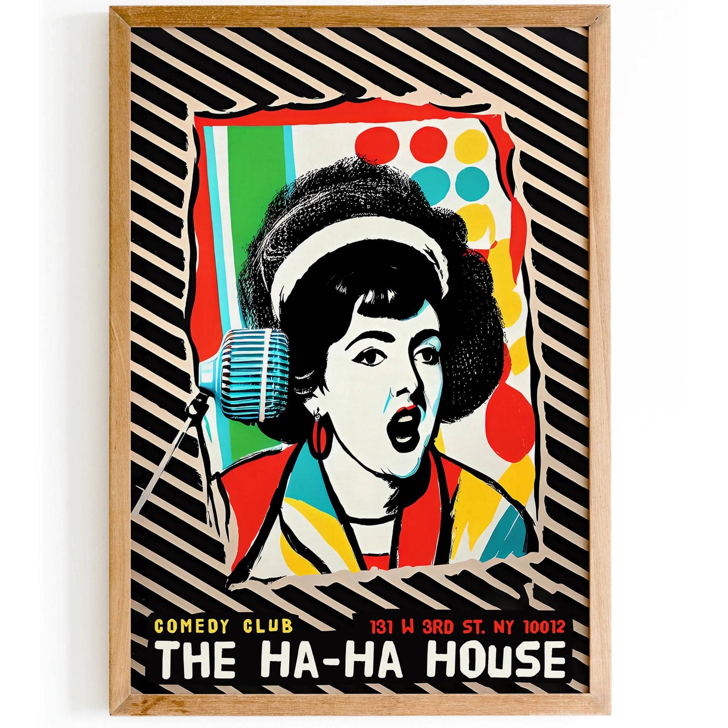 NYC Comedy Club Vintage Poster - HypeSheriff