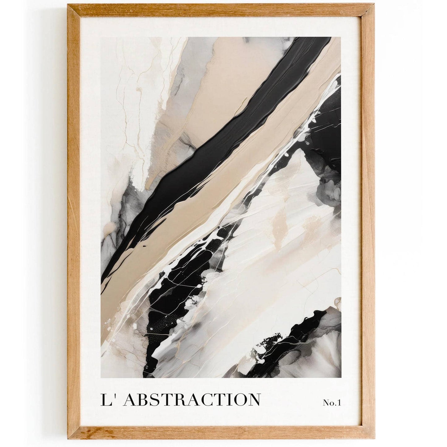 Organic Shapes Artwork, L’Abstraction No.1 - Modern Interior Decor - HypeSheriff