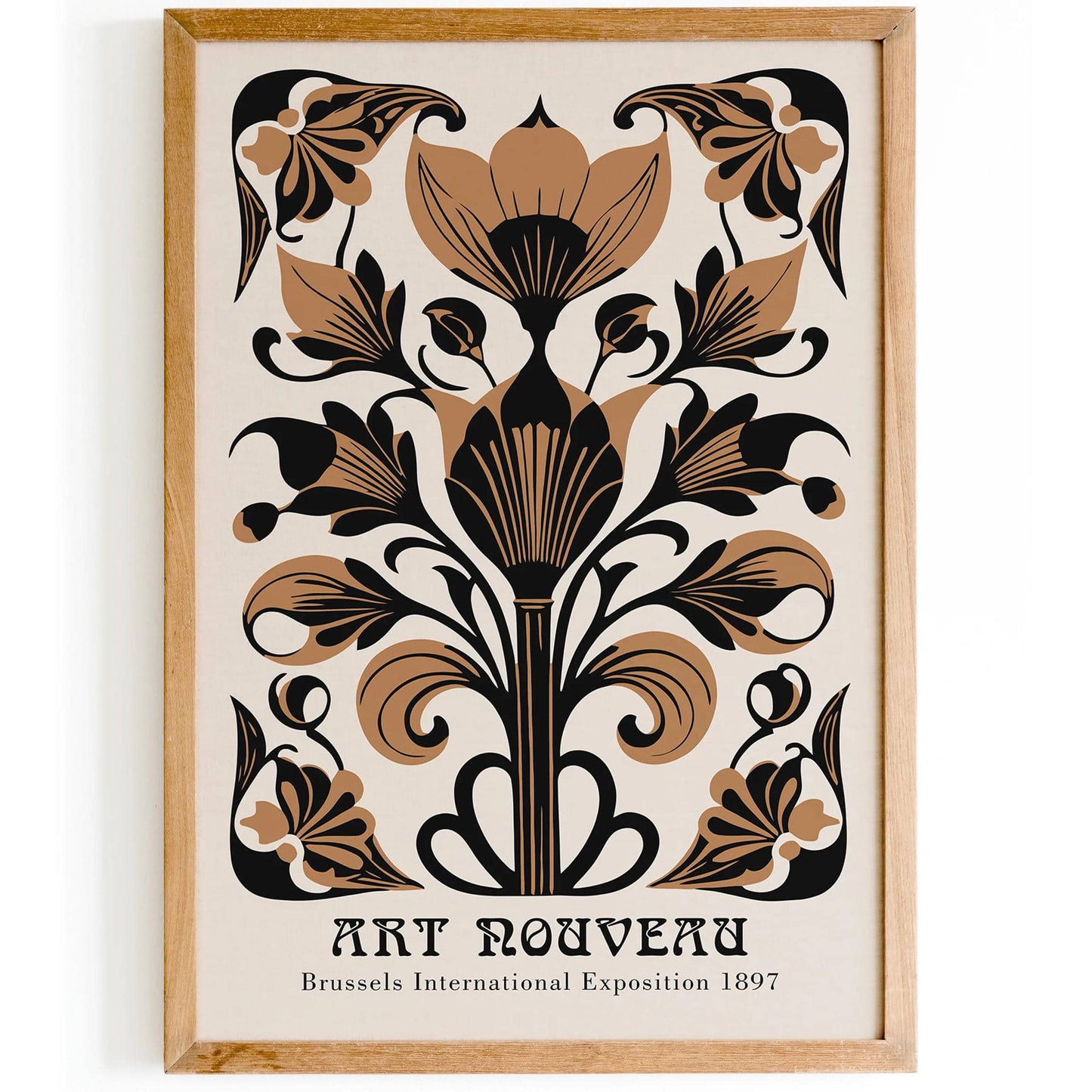 Botanical Art Nouveau Art Print - HypeSheriff