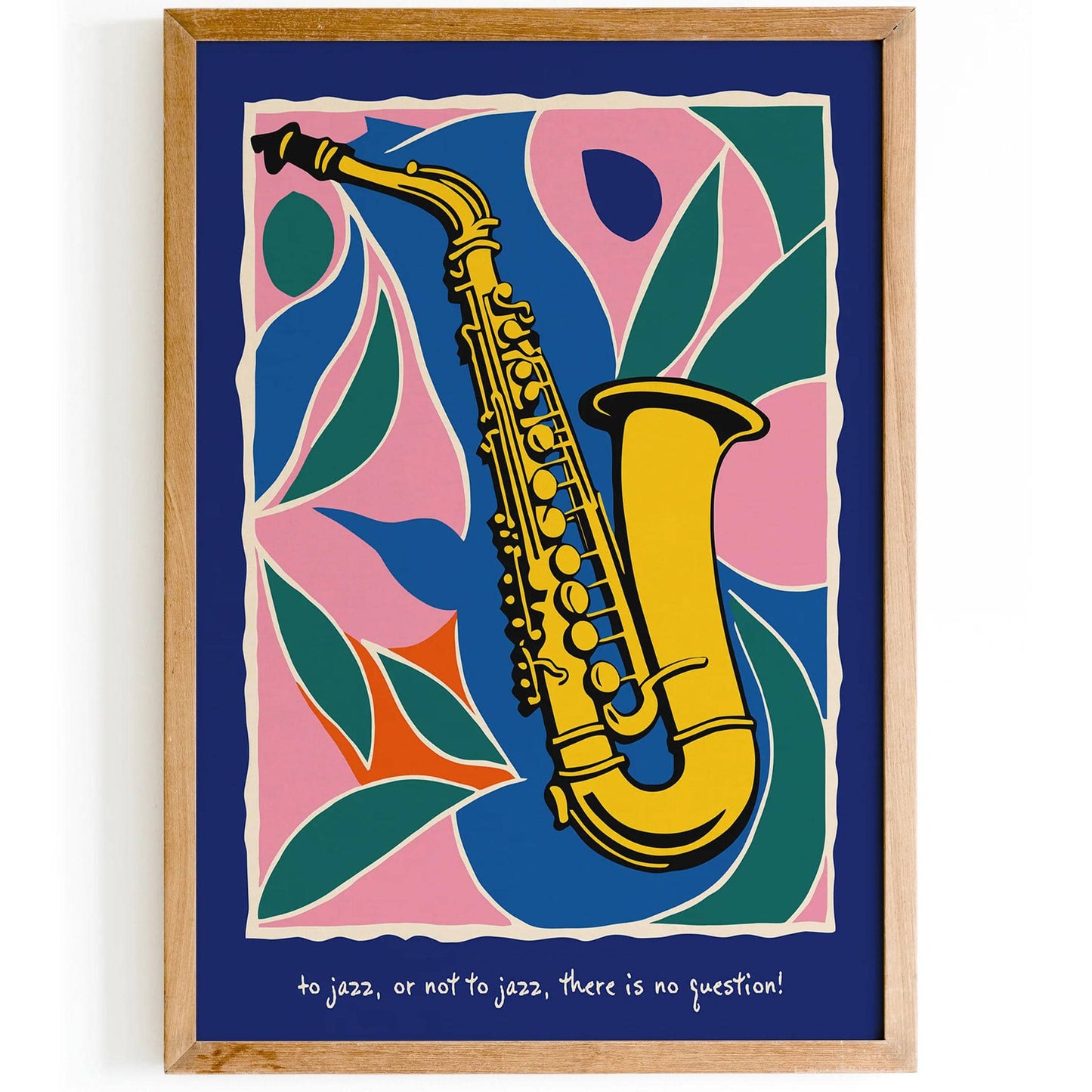 Colorful Jazz Quote Music Poster - HypeSheriff