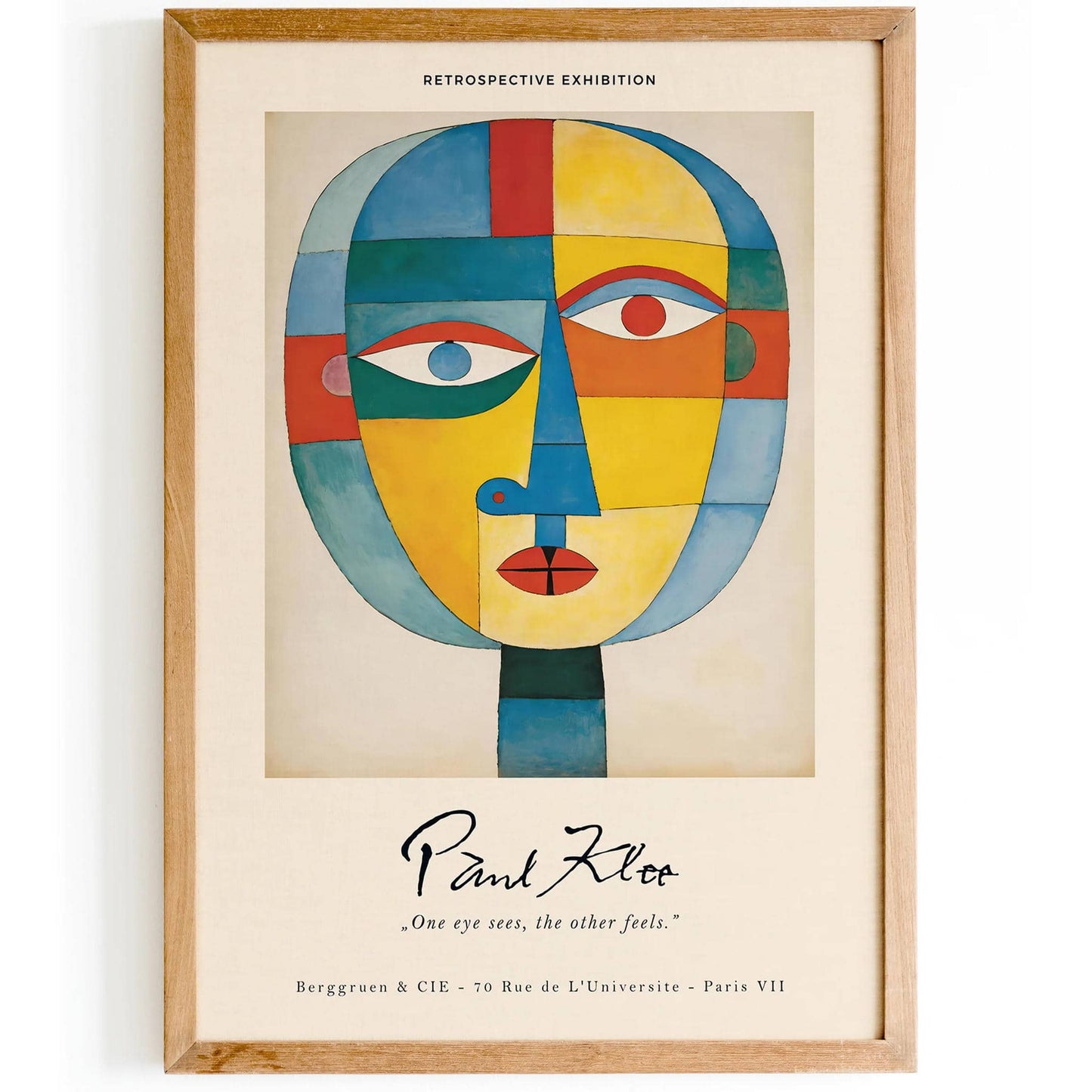 Paul Klee Senecio IV Poster - HypeSheriff