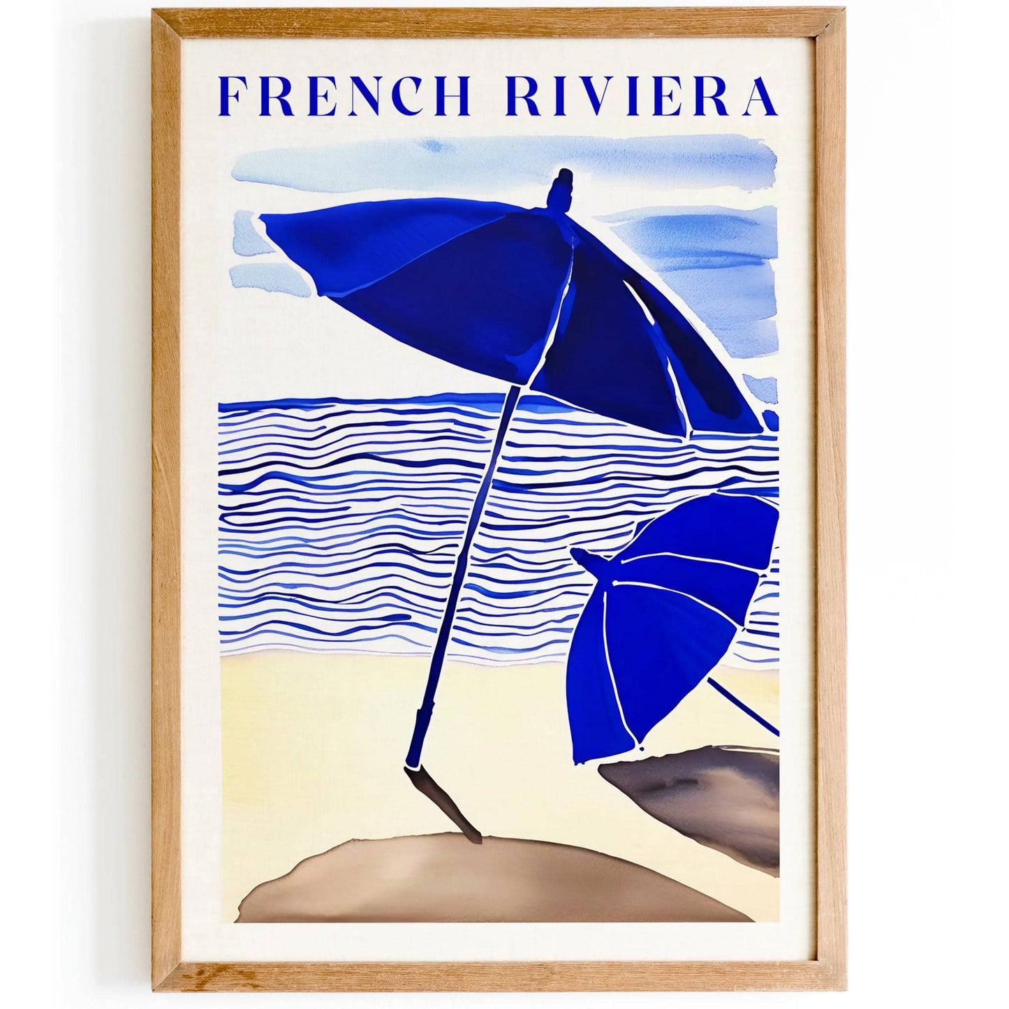 Côte d'Azur Serenity Poster - HypeSheriff