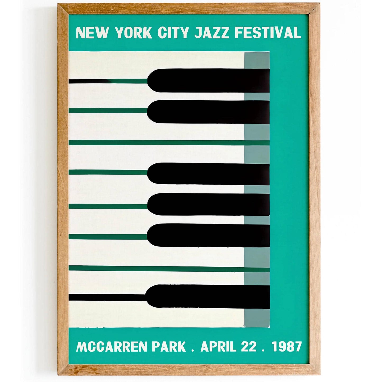 NYC Jazz Festival Vintage 1987 Poster - HypeSheriff