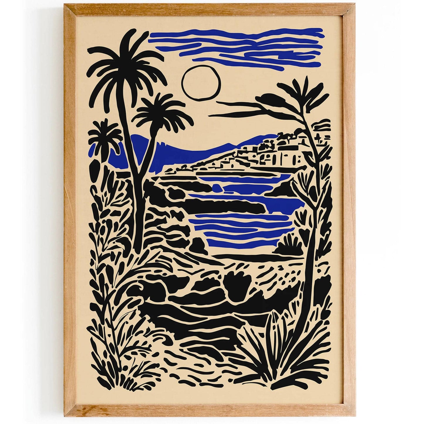 Santorini Landscape Poster - HypeSheriff