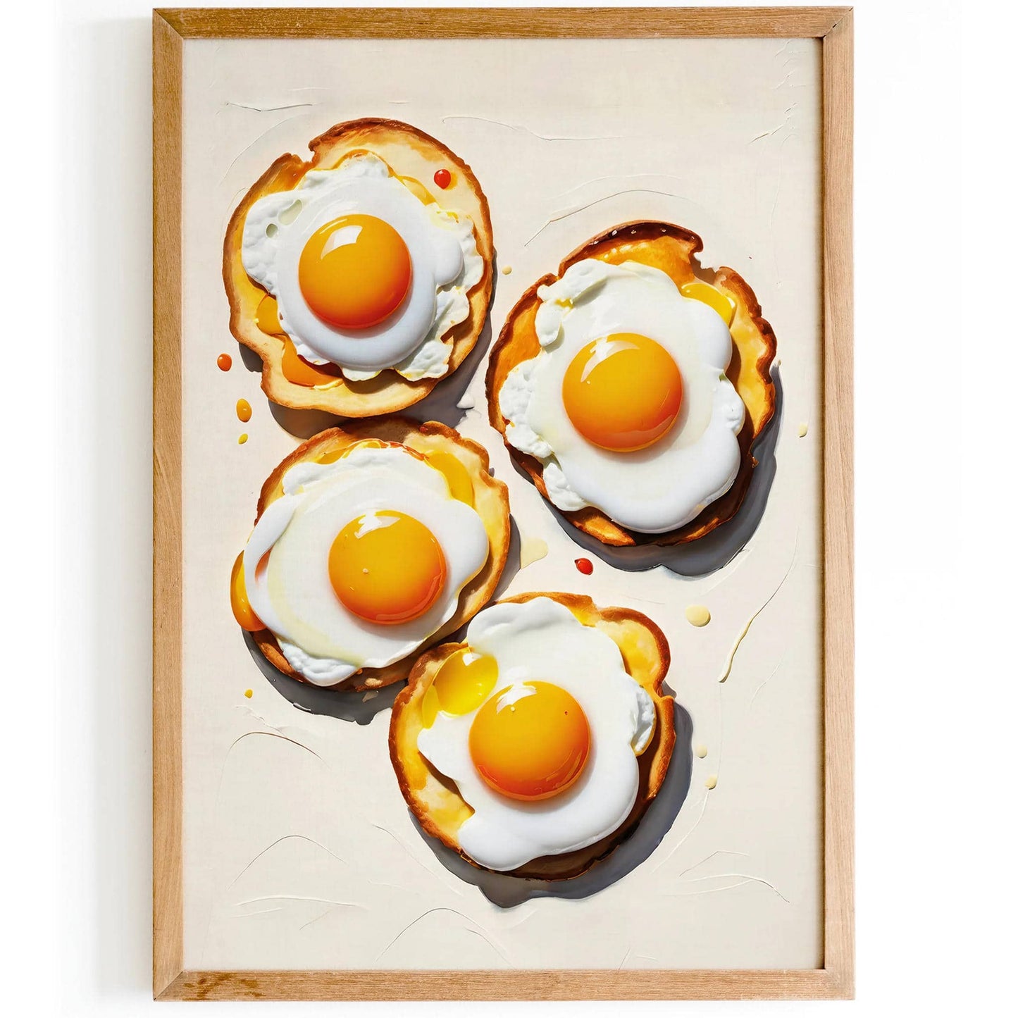 Fried Eggs Kitchen Art Print