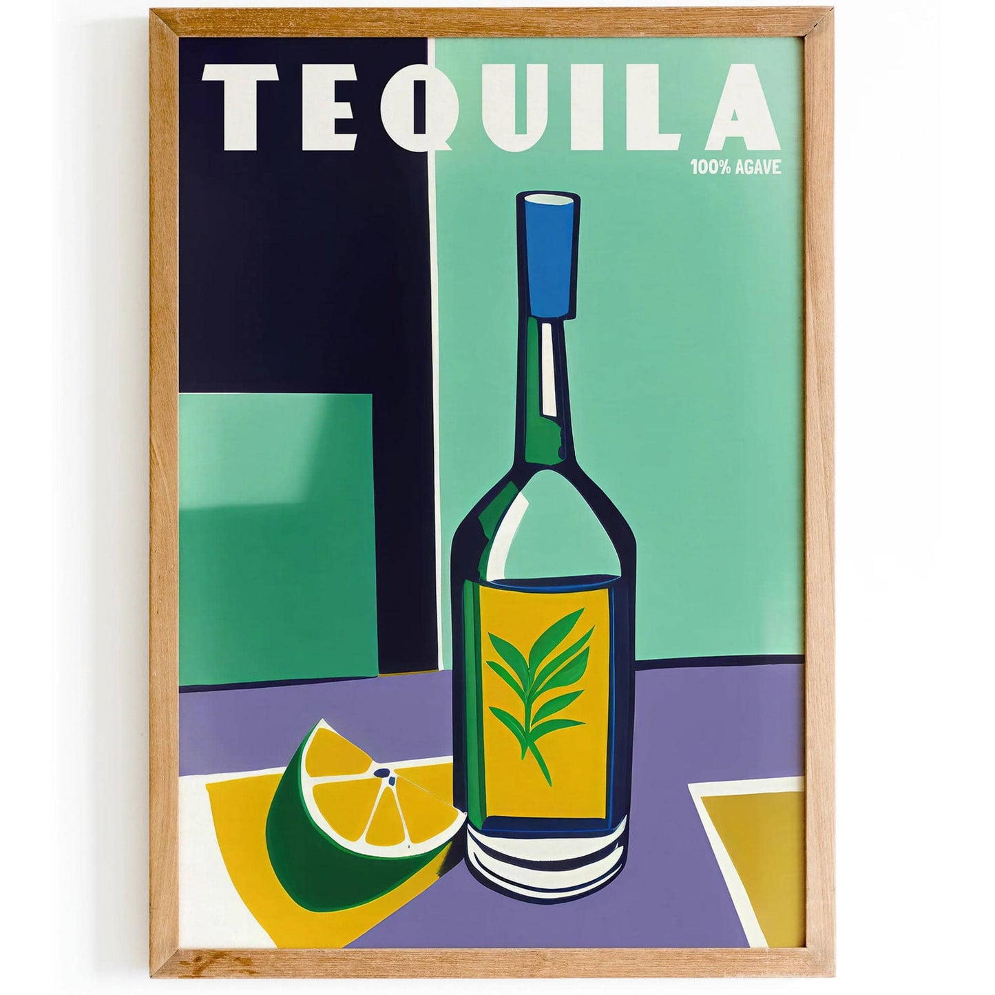 Tequila Drink Kitchen Wall Art - HypeSheriff