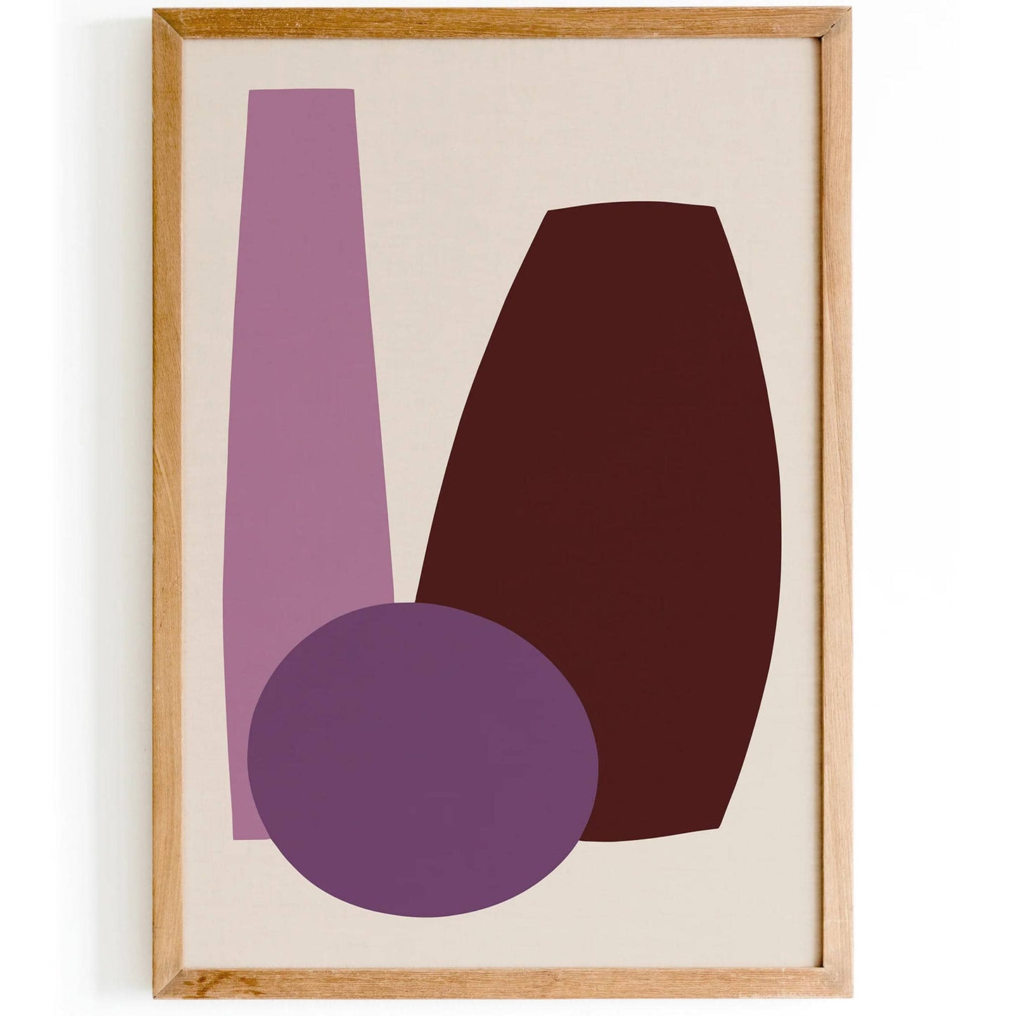 Modern Purple Tones Art Print 2025 - HypeSheriff