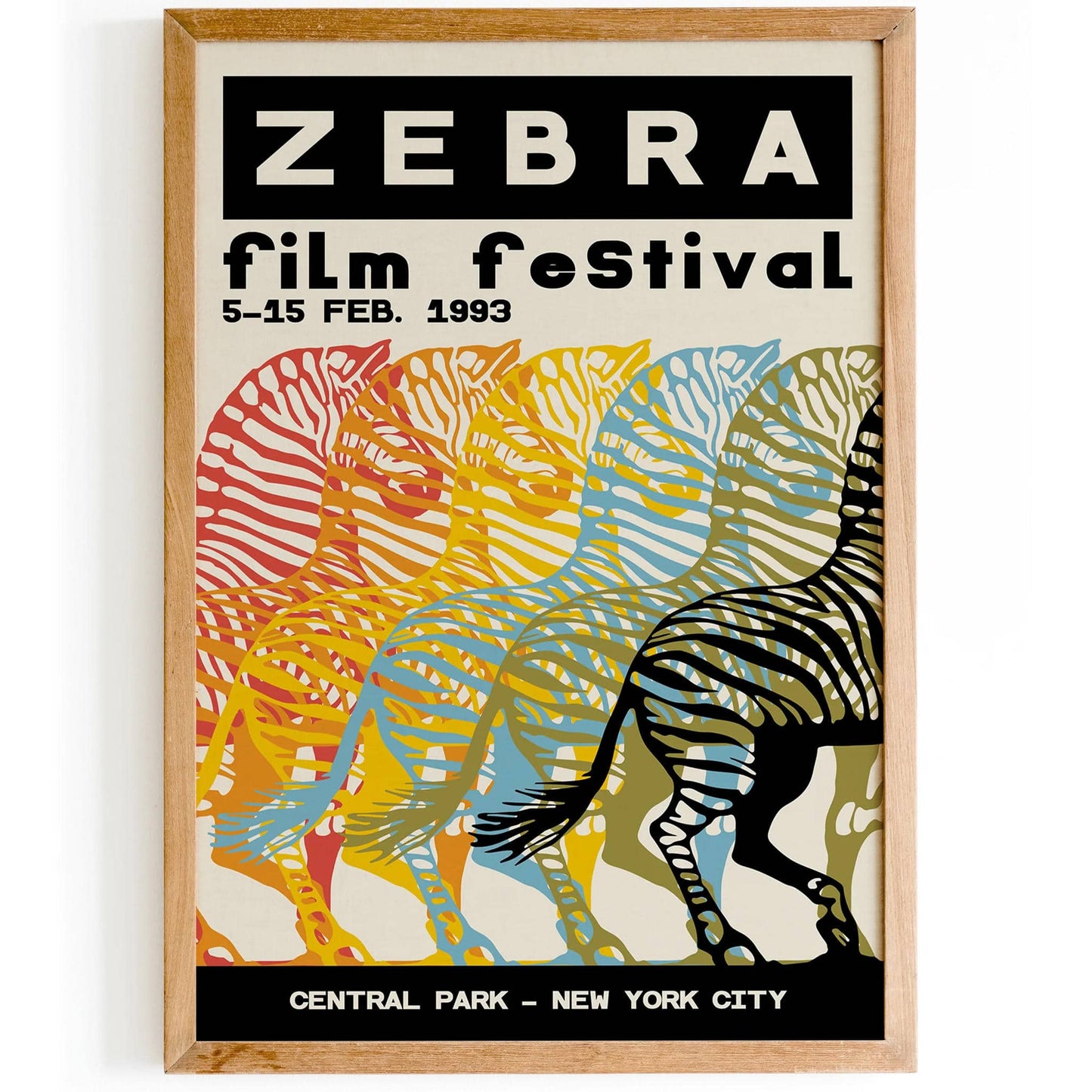 Zebra Film Festival - NYC Advertising Poster - HypeSheriff