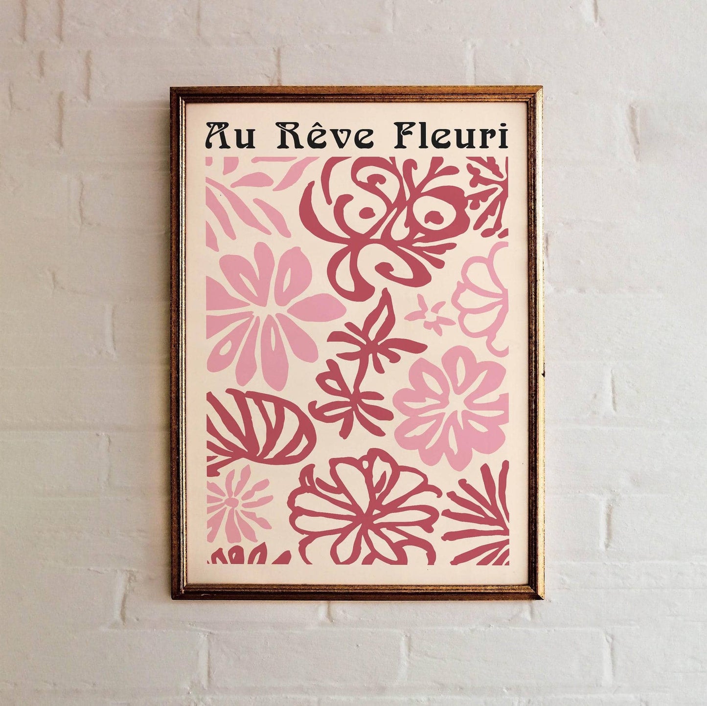 Au Reve Fleuri Poster - HypeSheriff