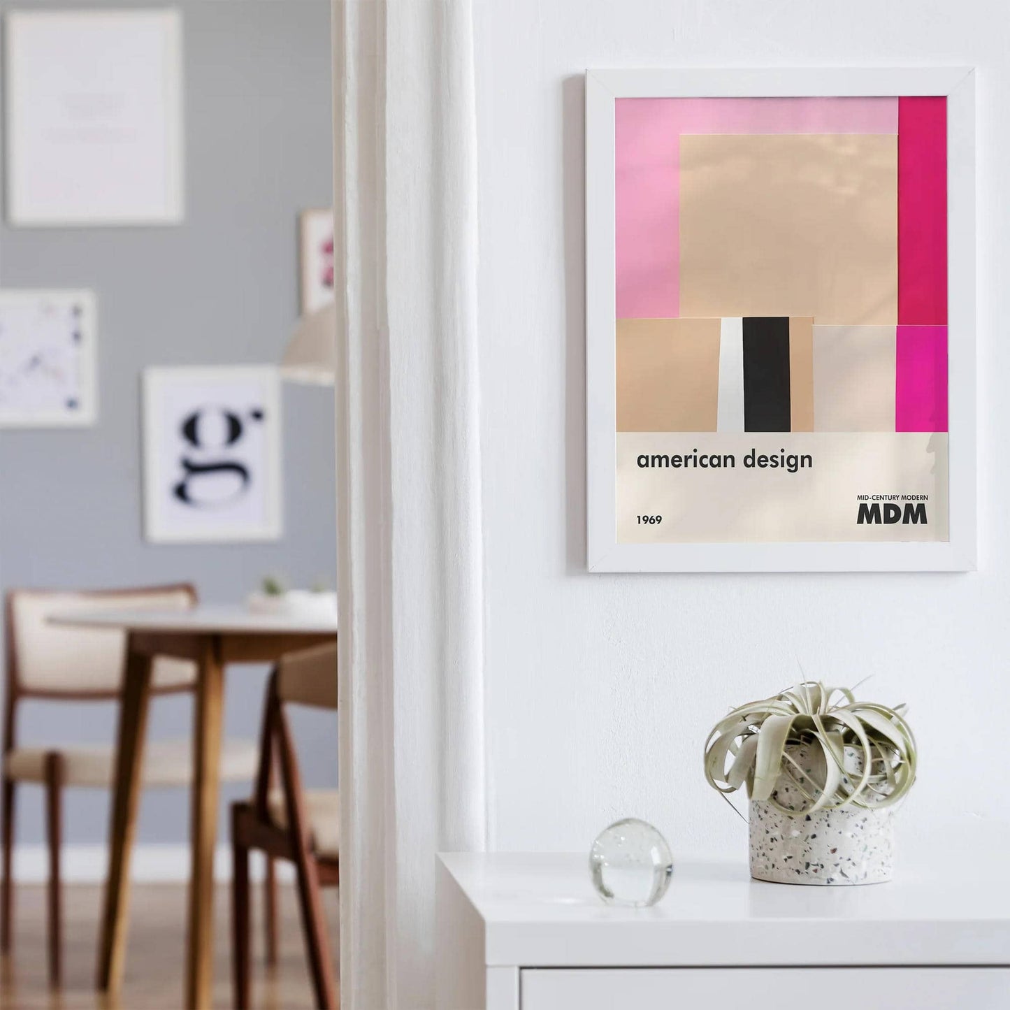 American Design Mid Century Modern Art Print - HypeSheriff