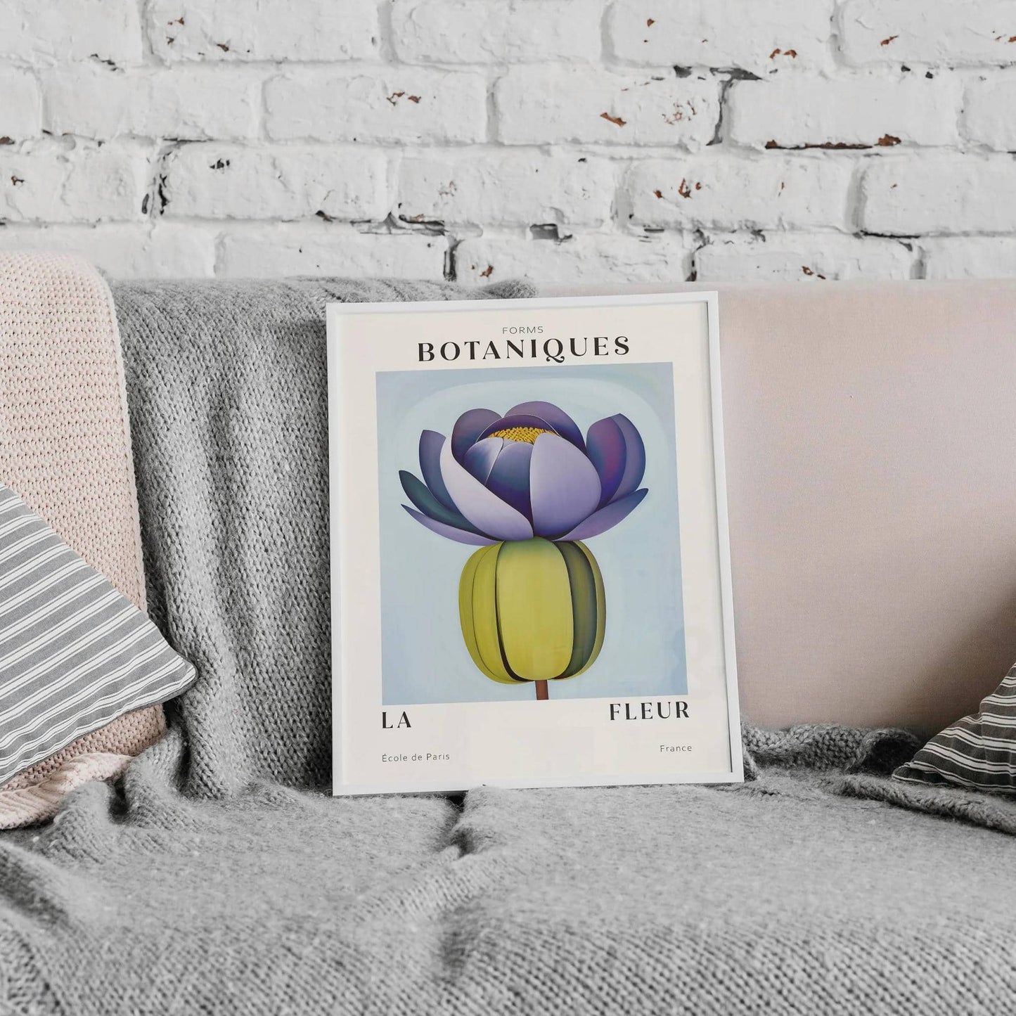 Forms Botaniques Modern Floral Print - HypeSheriff