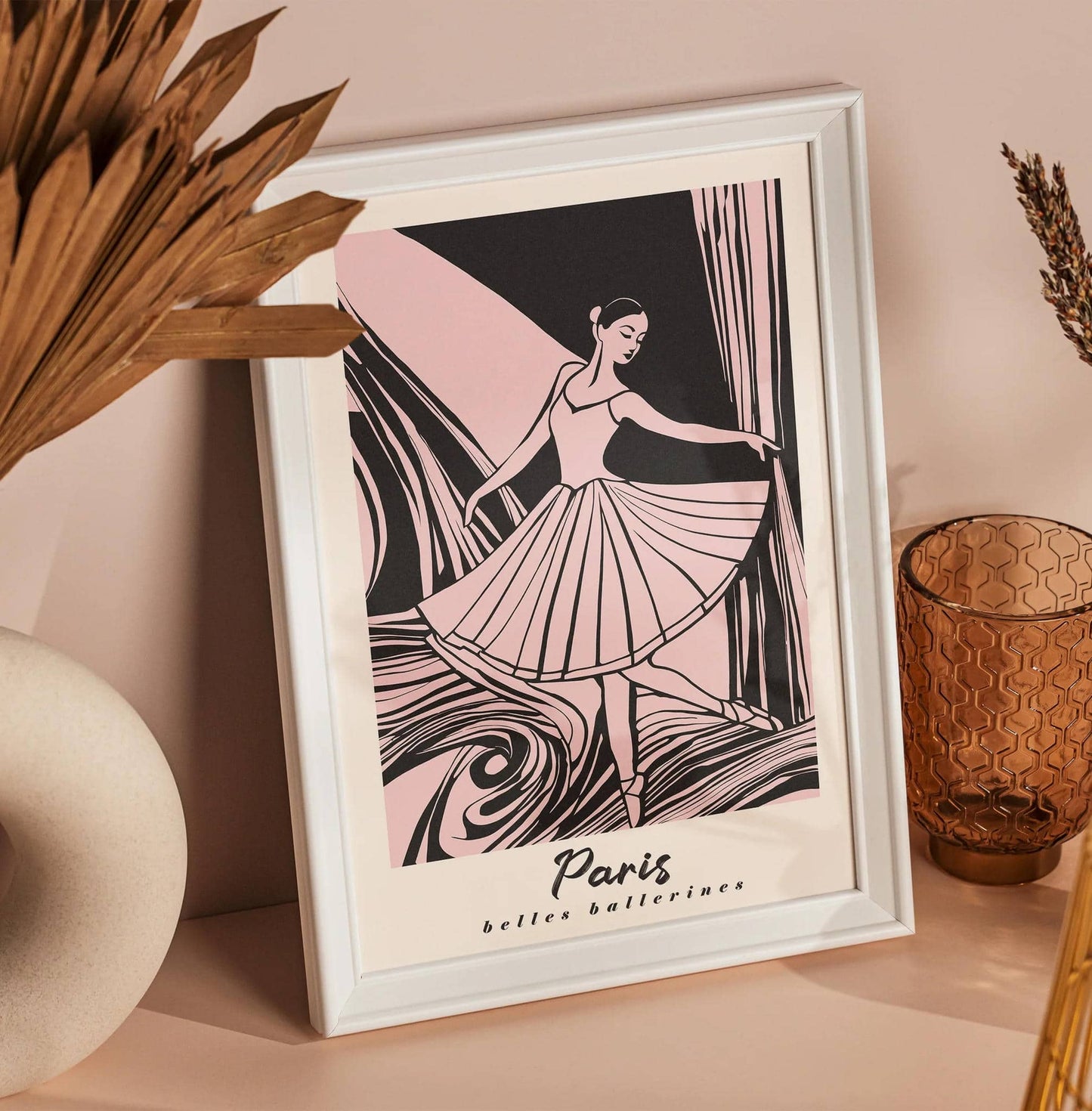 Paris Belles Ballerines Art Print - HypeSheriff