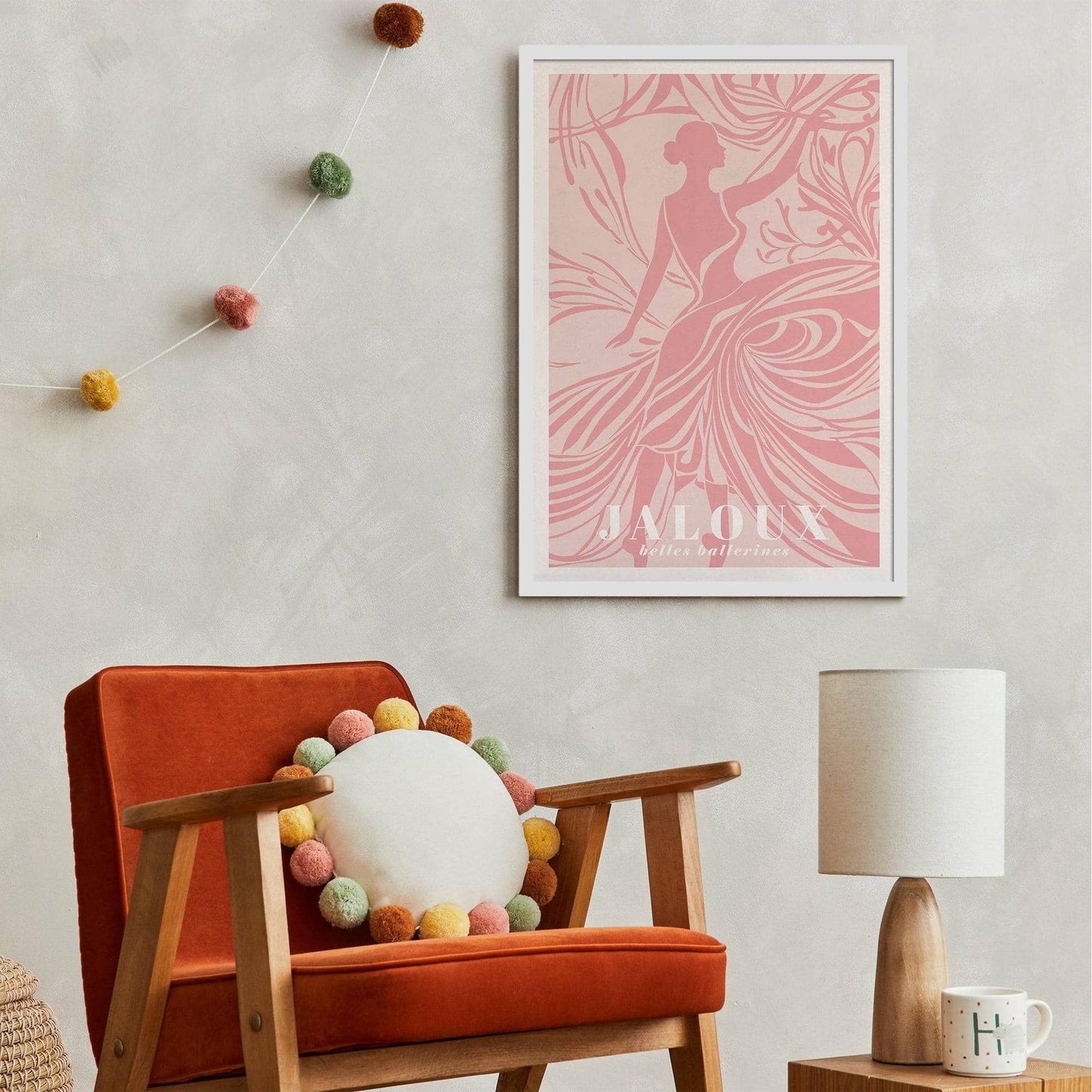Pink Ballet Girls Poster - HypeSheriff