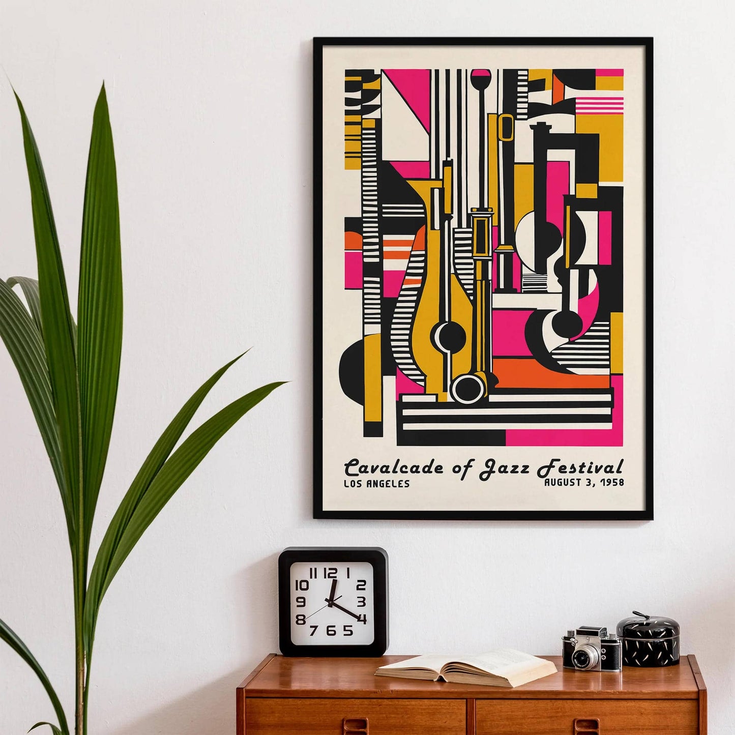 Mid Century Modern Jazz Music Poster - HypeSheriff
