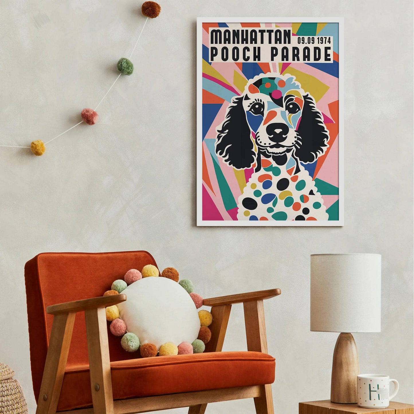 Manhattan Pooch Parade Colorful Poster - HypeSheriff