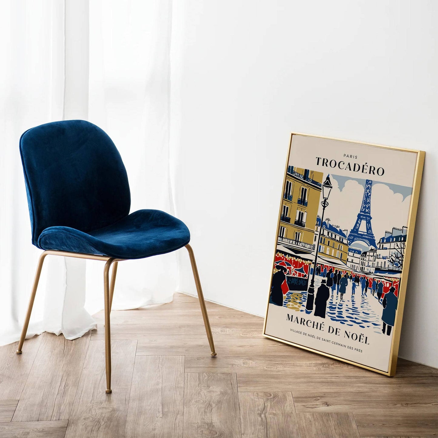 Marché de Noel Paris Poster - HypeSheriff
