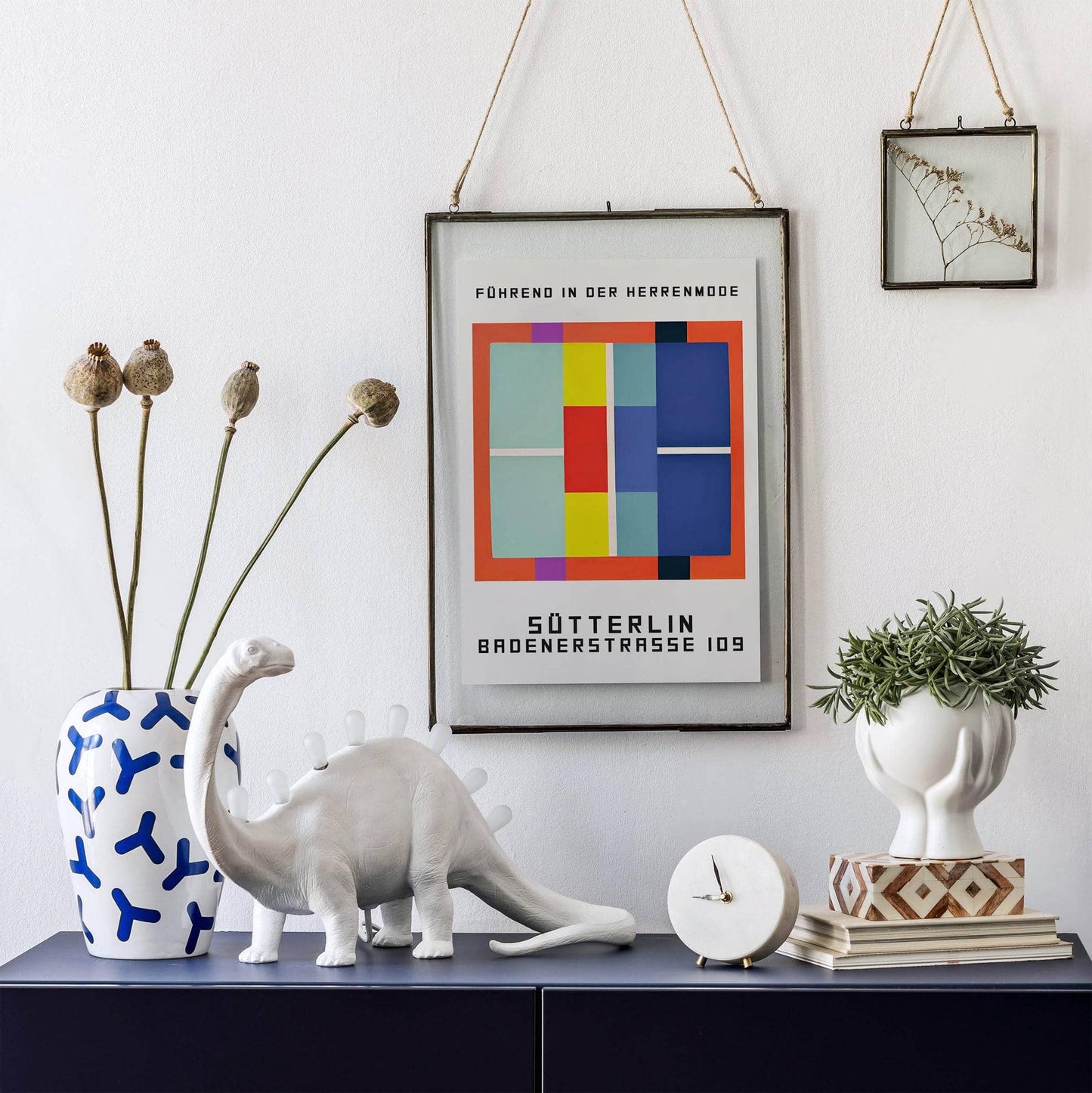 Retro Geometric Bauhaus Poster - HypeSheriff