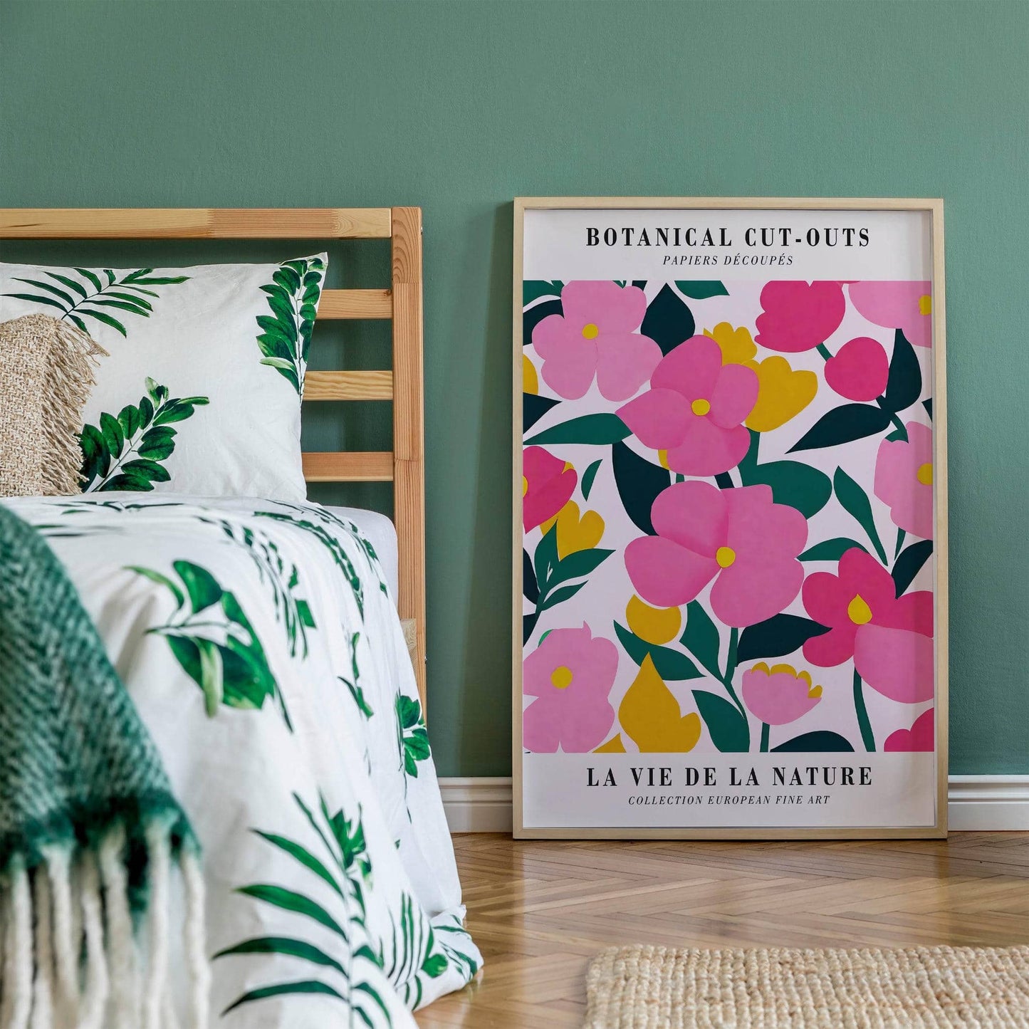 Botanical Cut Outs Poster - HypeSheriff