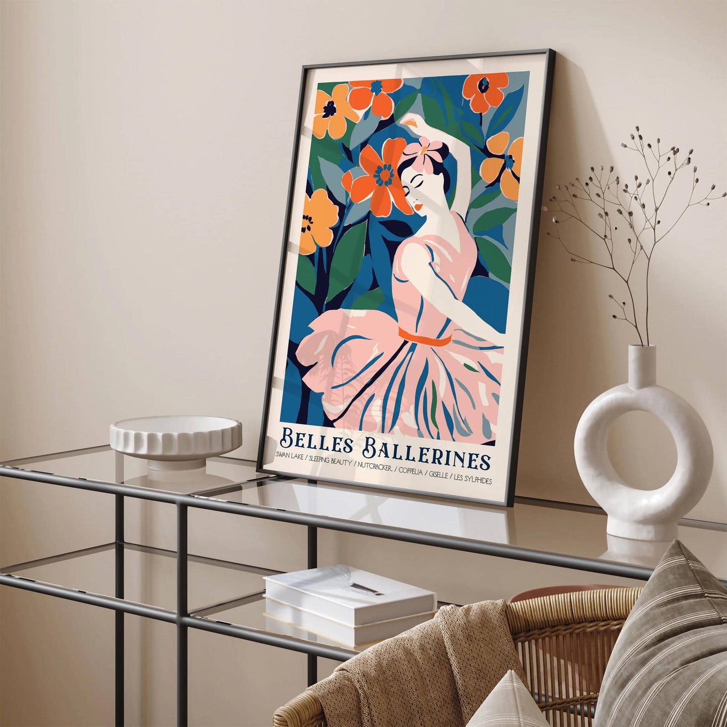 Belles Ballerines Cute Art Print - HypeSheriff