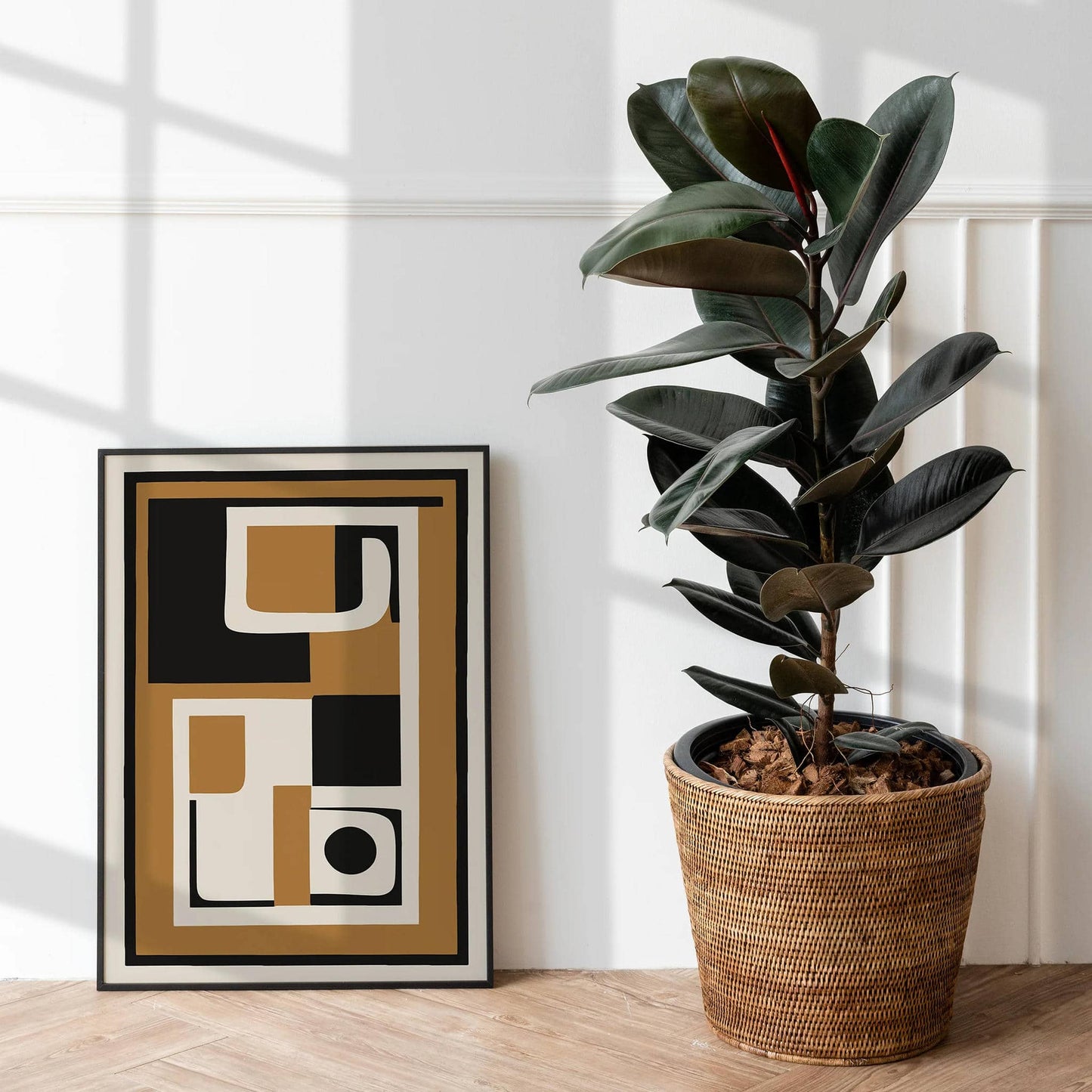Geometric Abstract Print: Stylish Wall Art - HypeSheriff